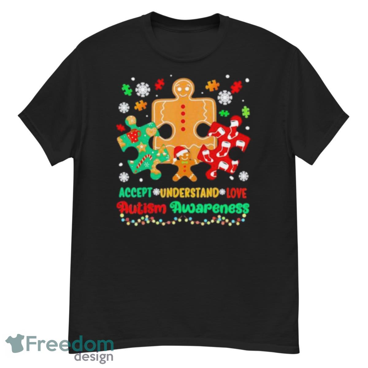 Autism Awareness Accept Understand Love Light Merry Christmas Shirt - G500 Men’s Classic T-Shirt