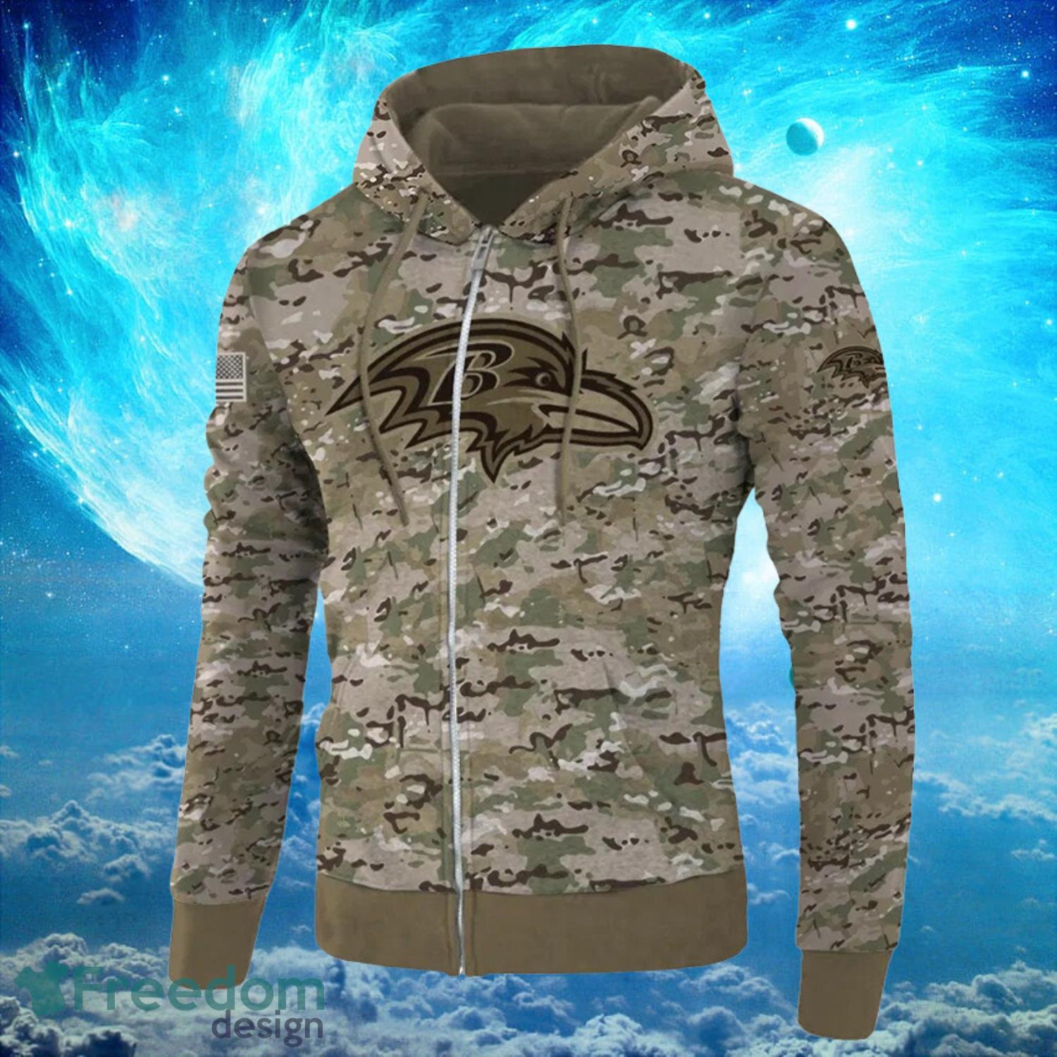 Philadelphia Eagles Camo Zip Up Hoodies Full Over Print