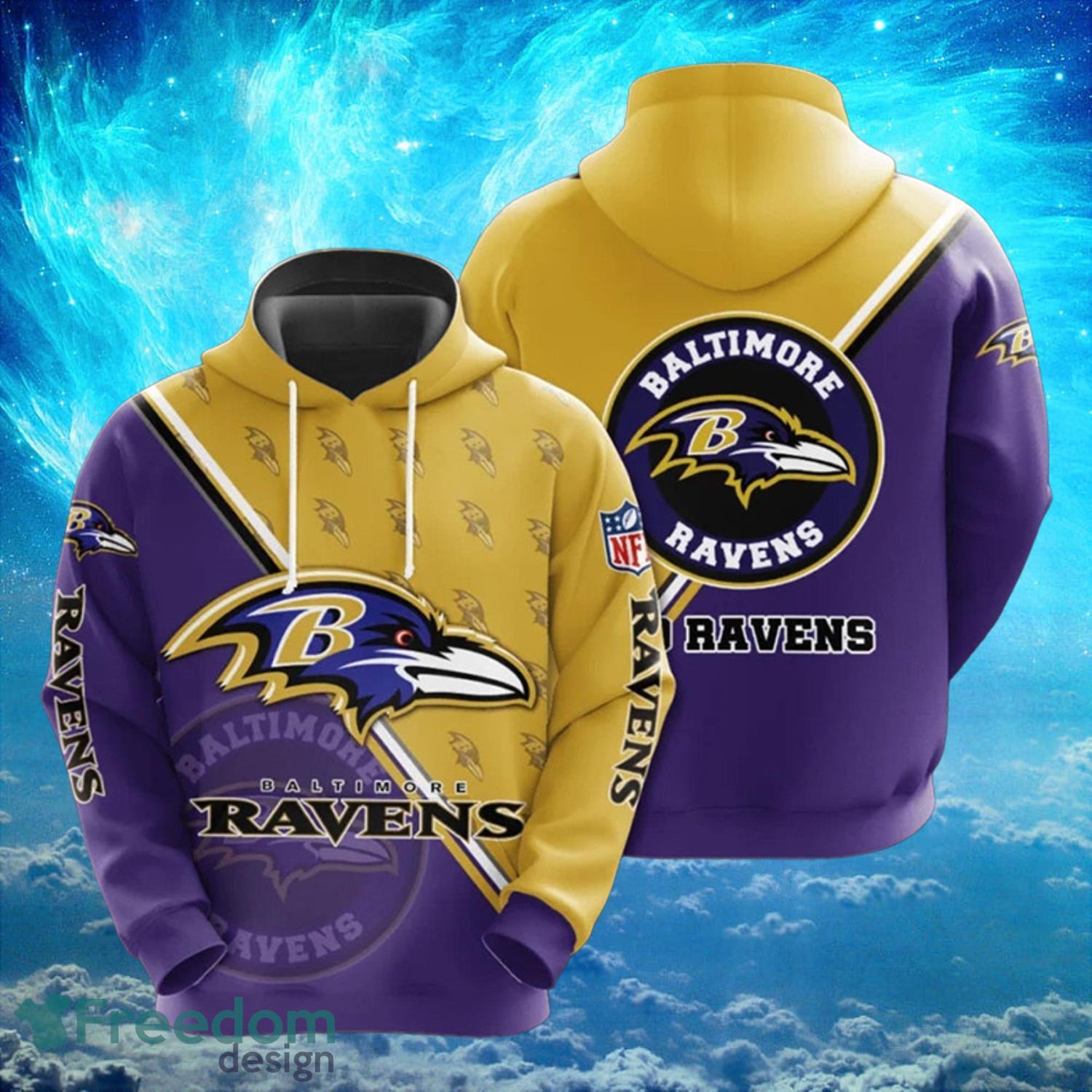 Baltimore Ravens Custom Hoodie, Ravens Sweatshirts, Ravens Fleece