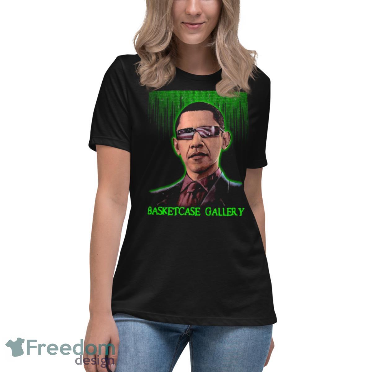 Basketcase gallery tatum's barack Obama matrix t shirt - Freedomdesign