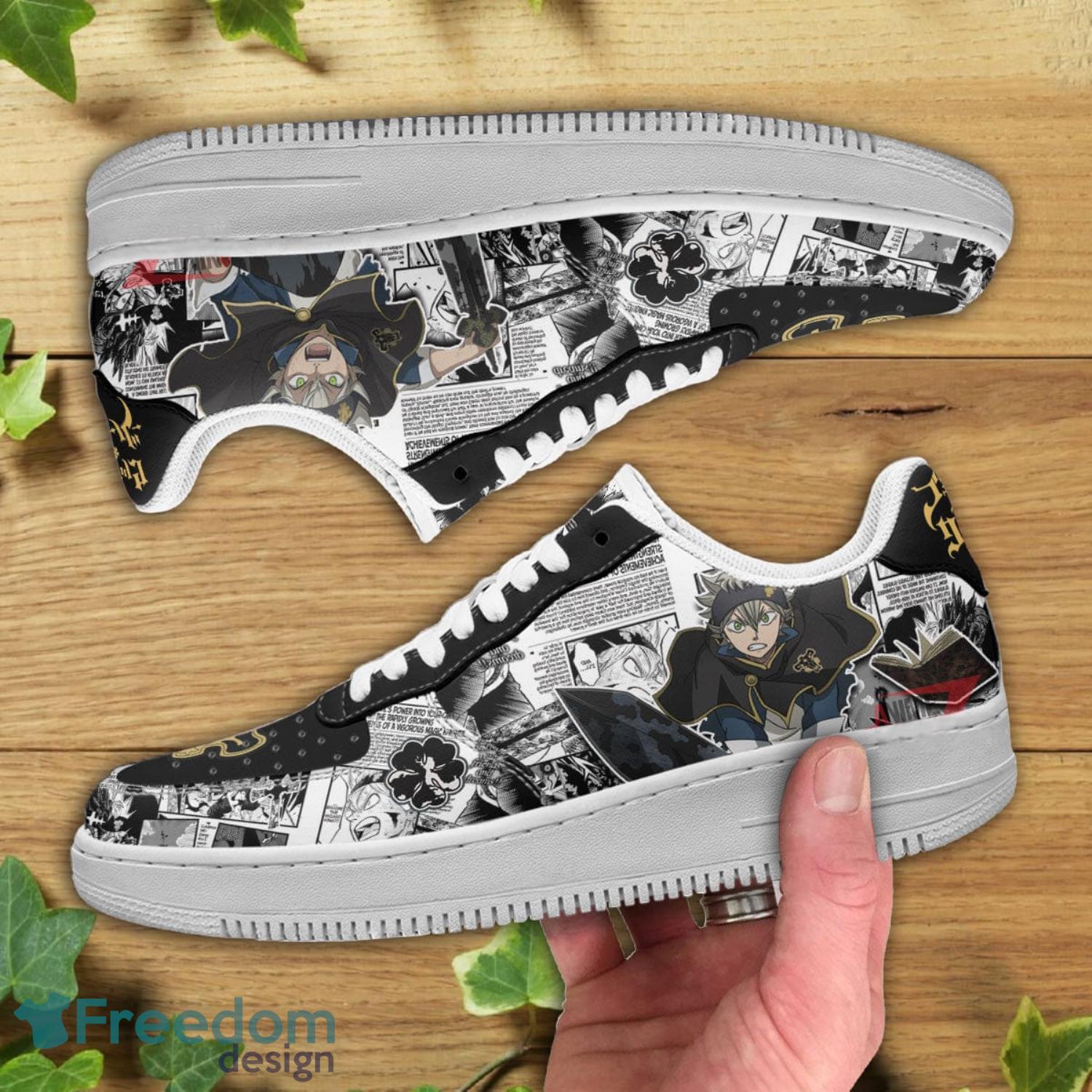 Black Clover Asta Anime Air Force Shoes Gift For Animes Fans Product Photo 2