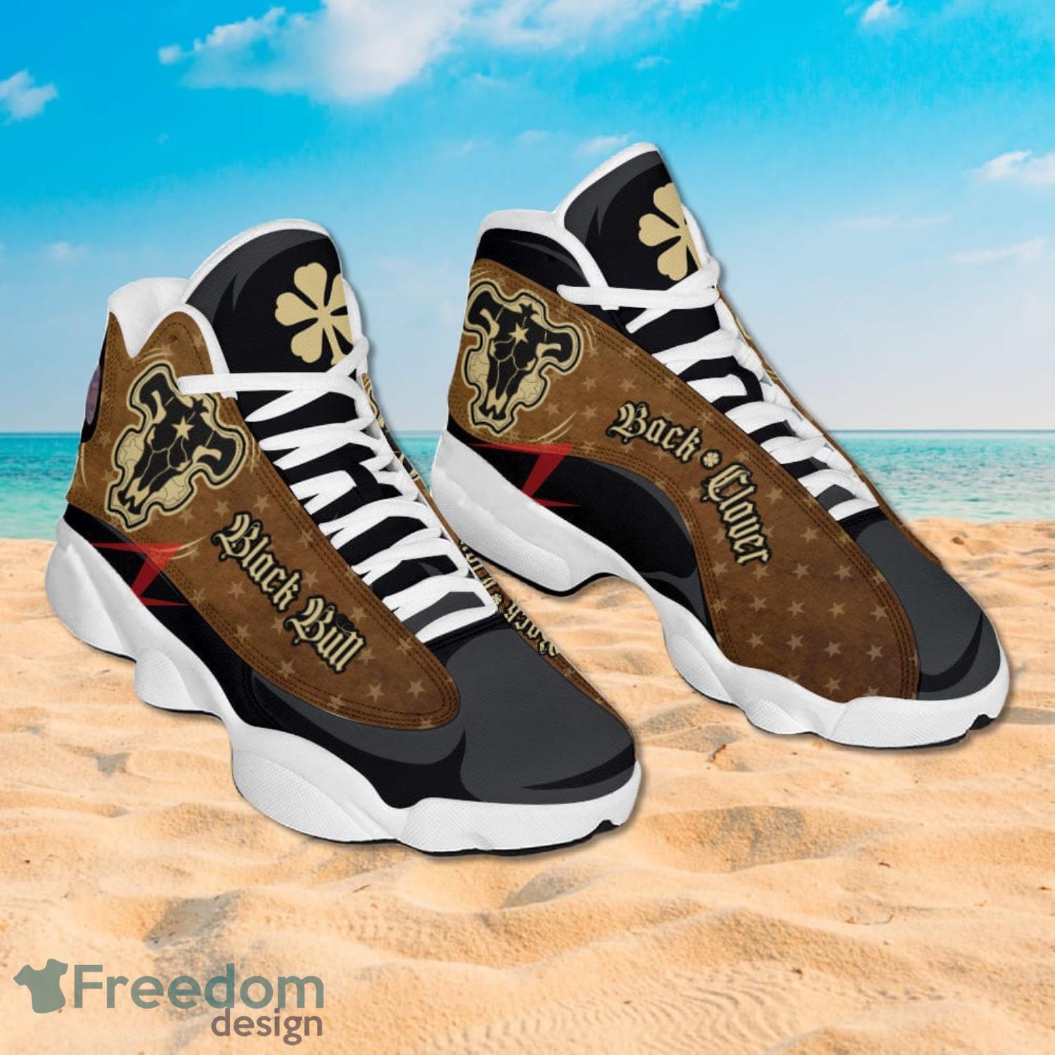 Black Clover Black Bull Air Jordan 13 Anime Shoes Gift For Fans Product Photo 2