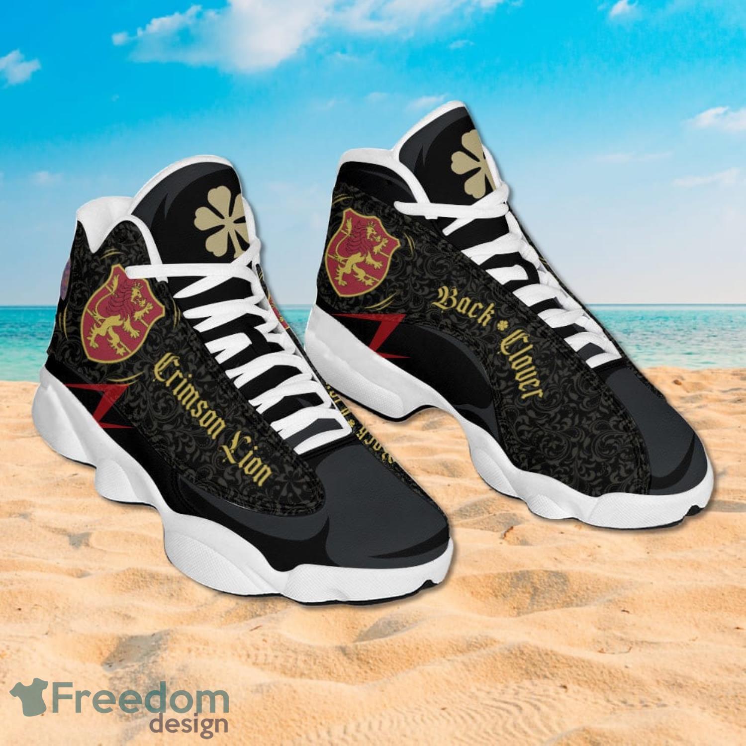 Black Clover Crimson Lion Air Jordan 13 Anime Shoes Gift For Fans Product Photo 2