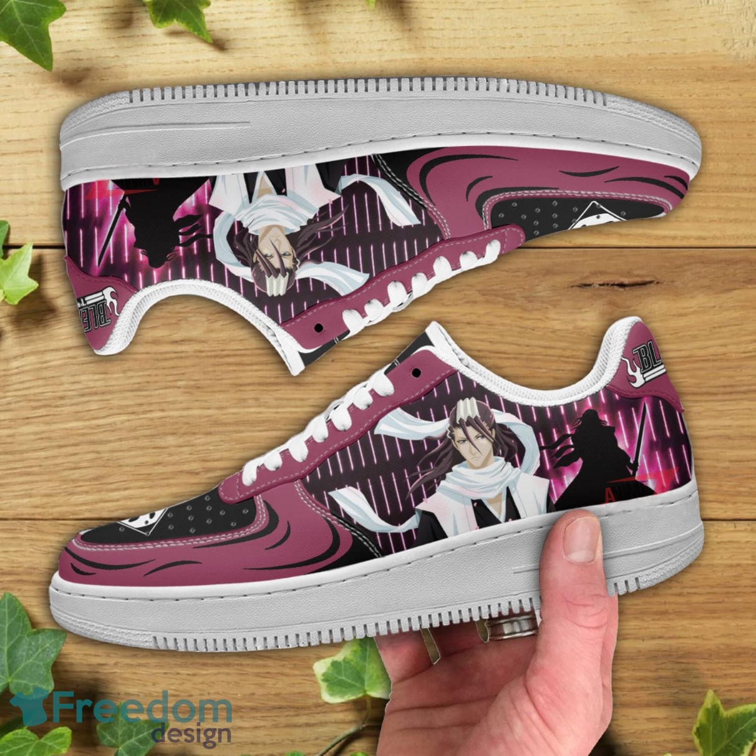 Bleach Byakuya Kuchiki Air Force Shoes Gift For Animes Fans Product Photo 2