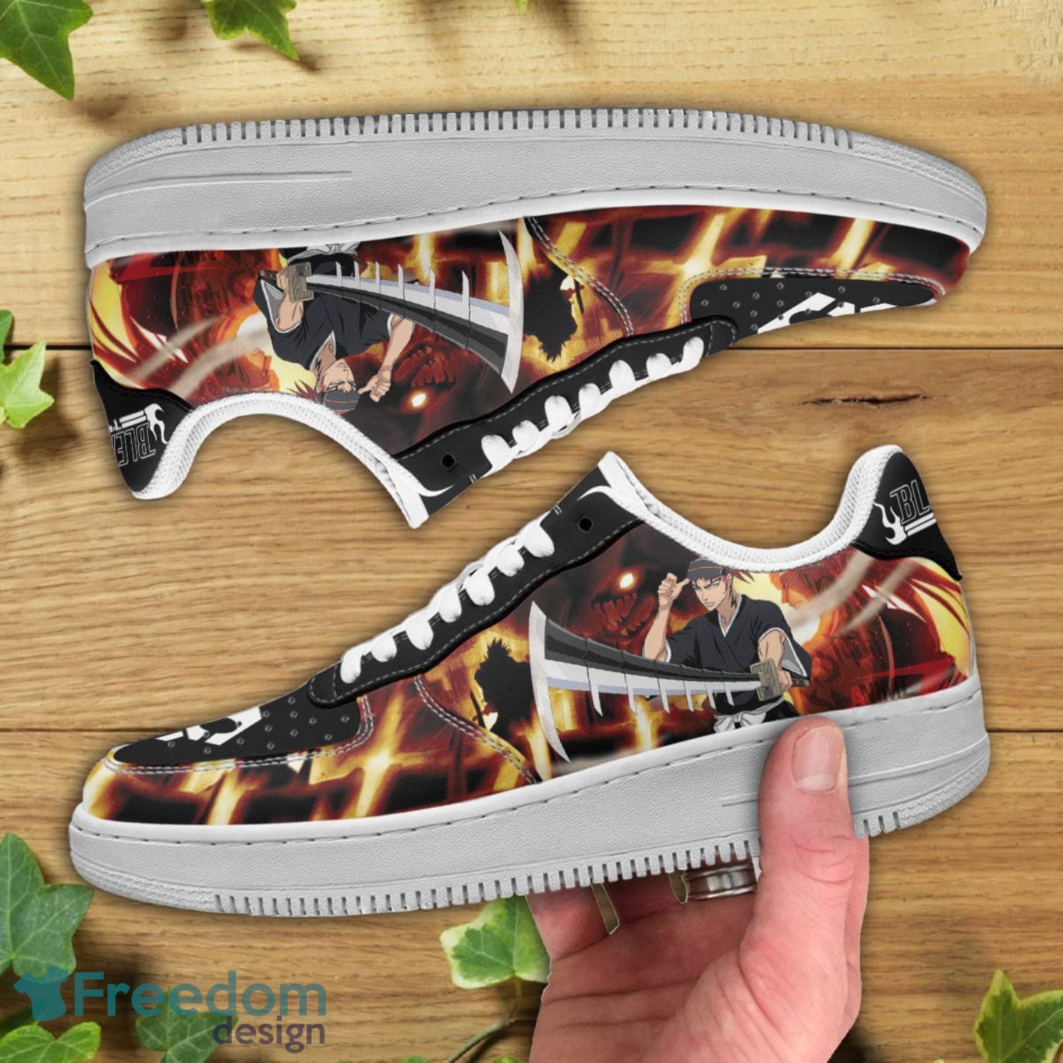 Bleach Renji Abarai Air Force Shoes Gift For Animes Fans Product Photo 2