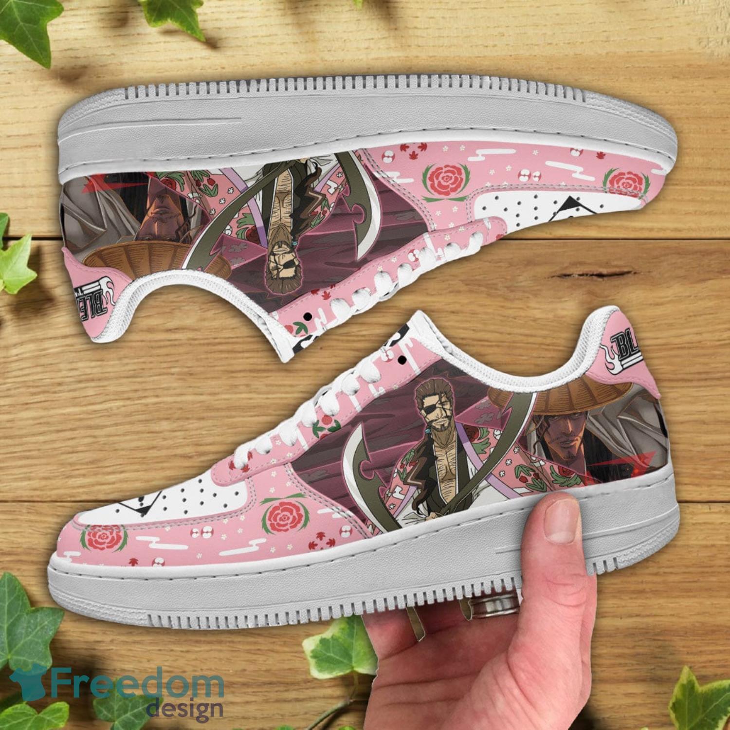 Bleach Shunsui Kyoraku Air Force Shoes Gift For Animes Fans Product Photo 2