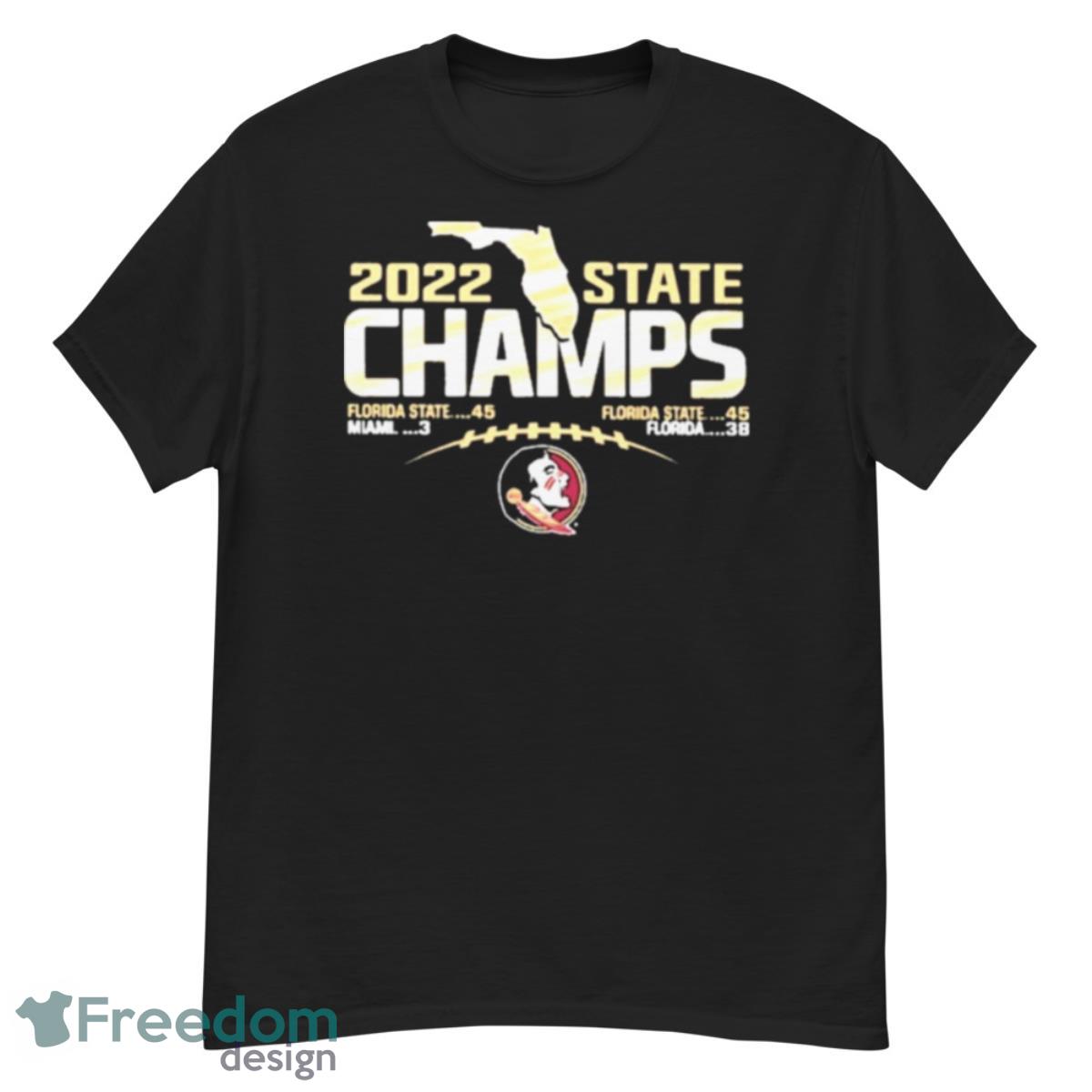 Blue 84 garnet Florida state seminoles 2022 state champions Football score T shirt - G500 Men’s Classic T-Shirt