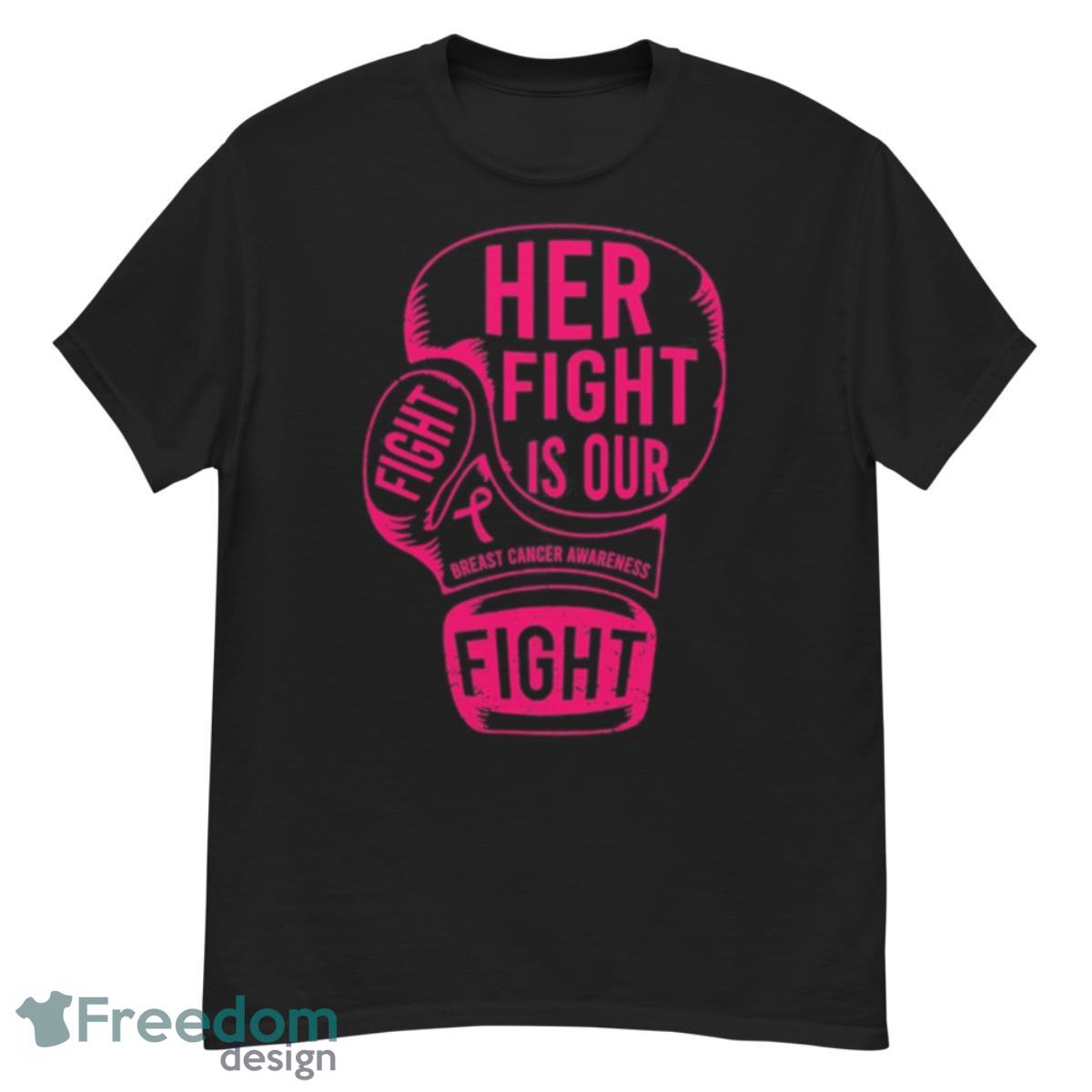 Boxing Her Fight Is Our Breast Cancer Awareness Shirt - G500 Men’s Classic T-Shirt