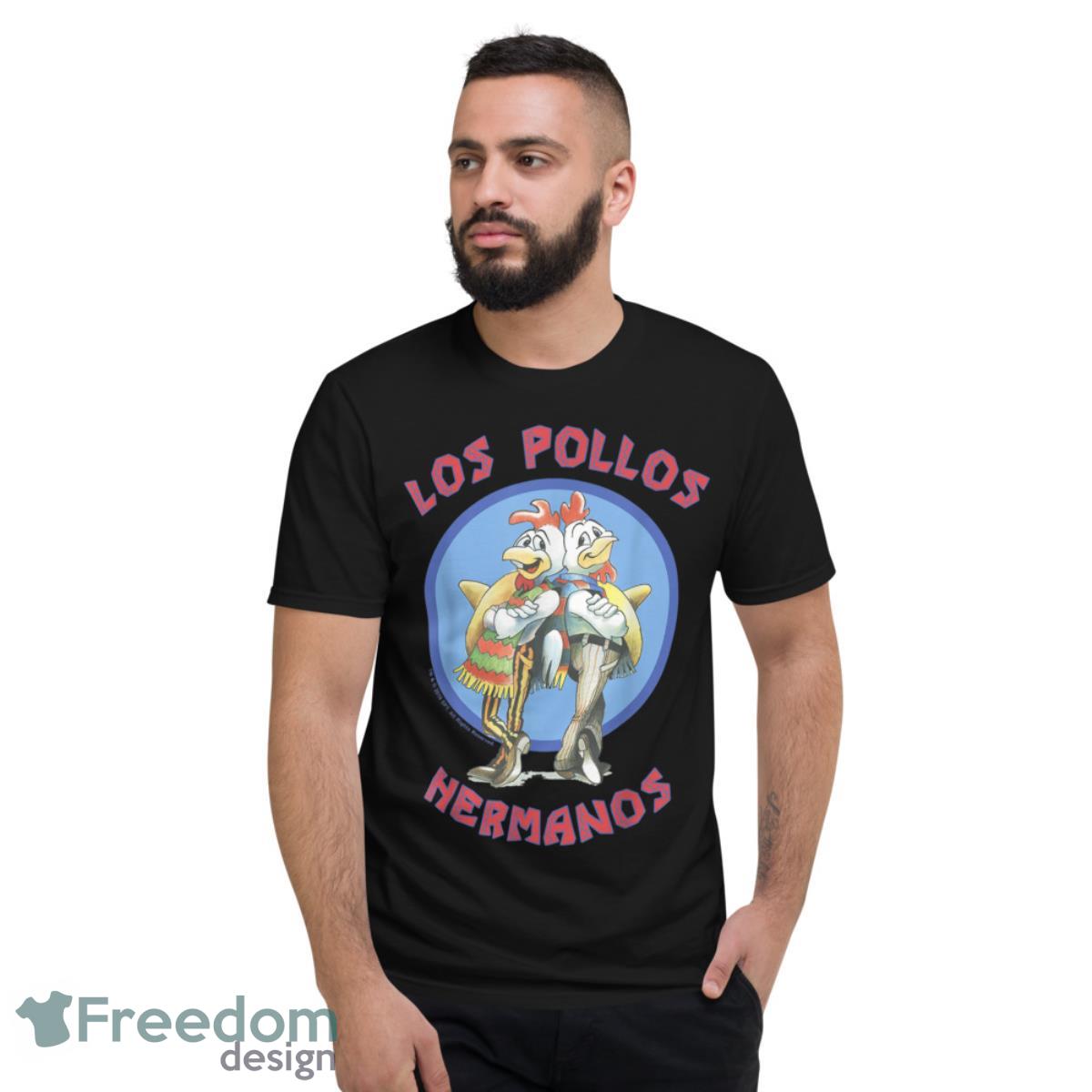 Breaking Bad Los Pollos Hermanos Back To Back Portrait Logo Shirt - Short Sleeve T-Shirt