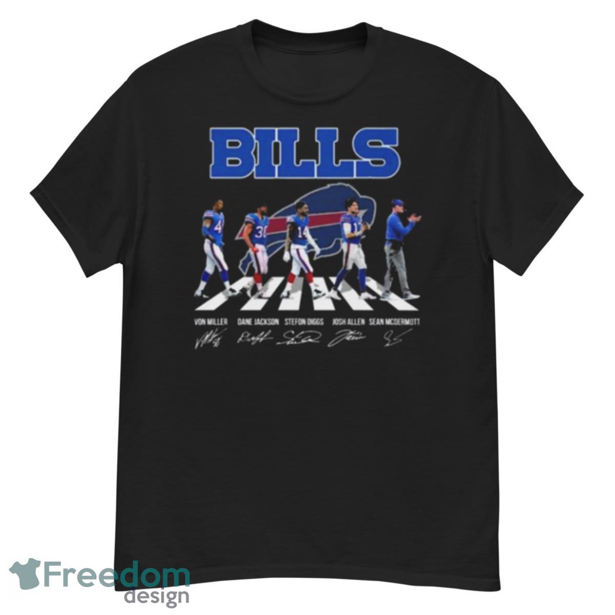 Buffalo bills abbey road von miller dance jakson stefon diggs signatures shirt - G500 Men’s Classic T-Shirt