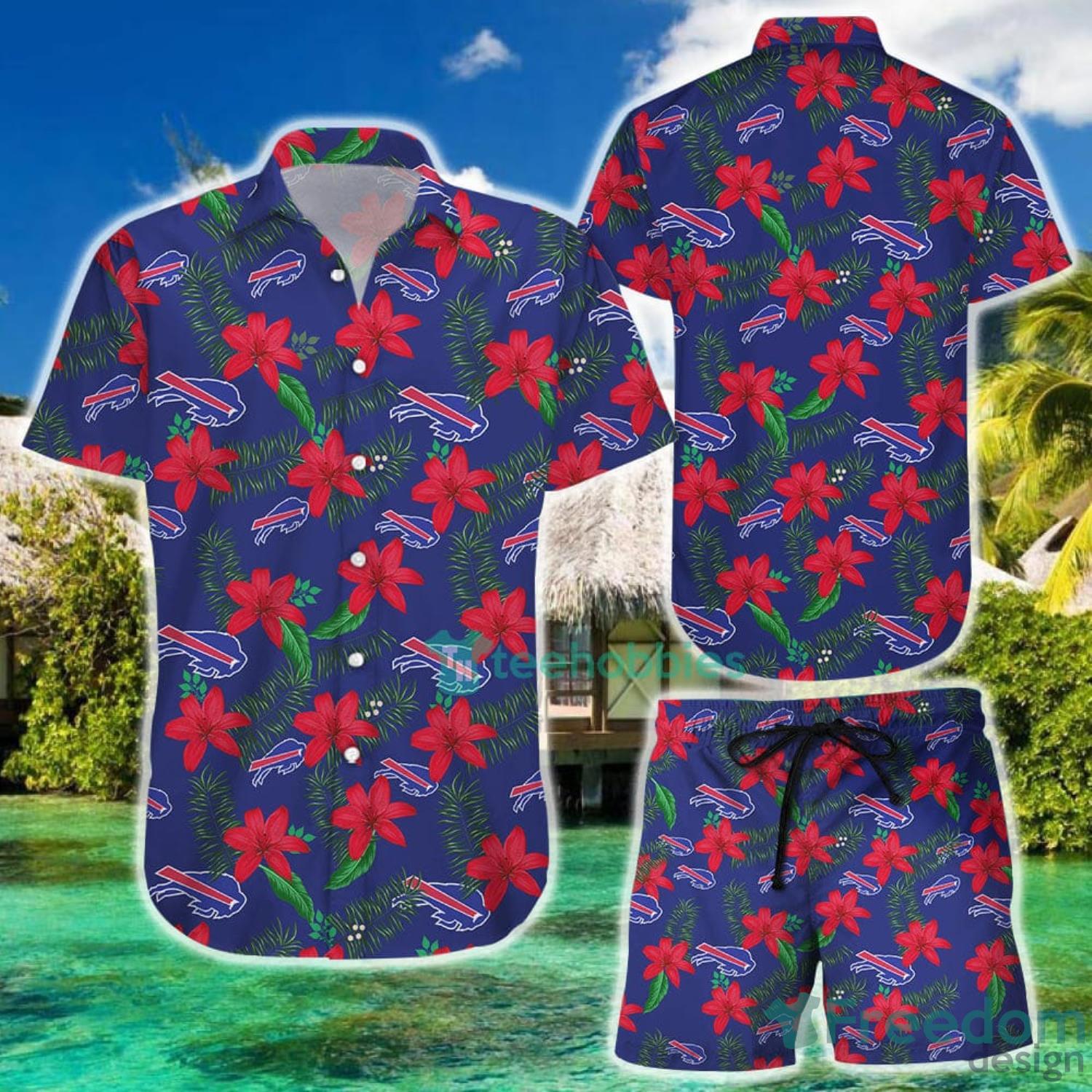 Detroit Lions Flower For Fans Hawaiianan Shirt and Short