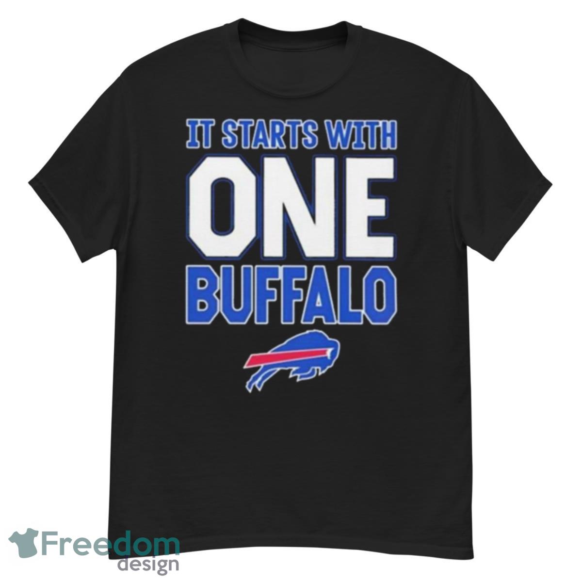 Buffalo Bills It Starts With One Buffalo Shirt - G500 Men’s Classic T-Shirt