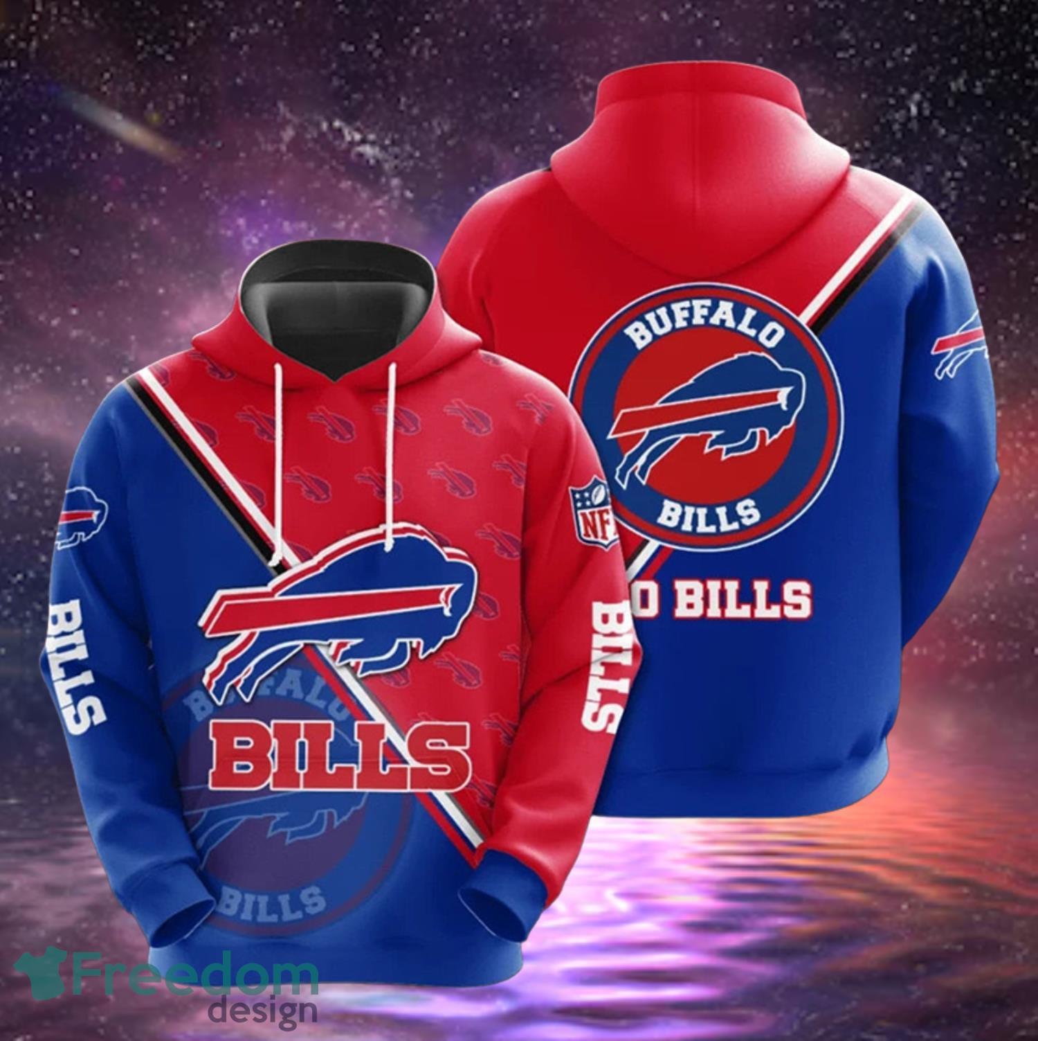 Buffalo Bills Seal Motifs Hoodies Full Over Print Product Photo 1