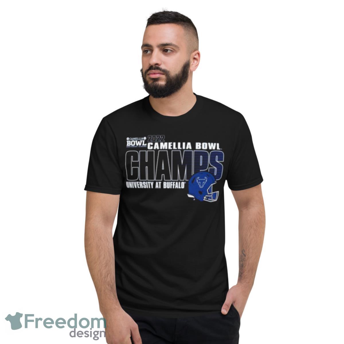 Buffalo Football 2022 Camellia Bowl Champion T Shirt - Short Sleeve T-Shirt