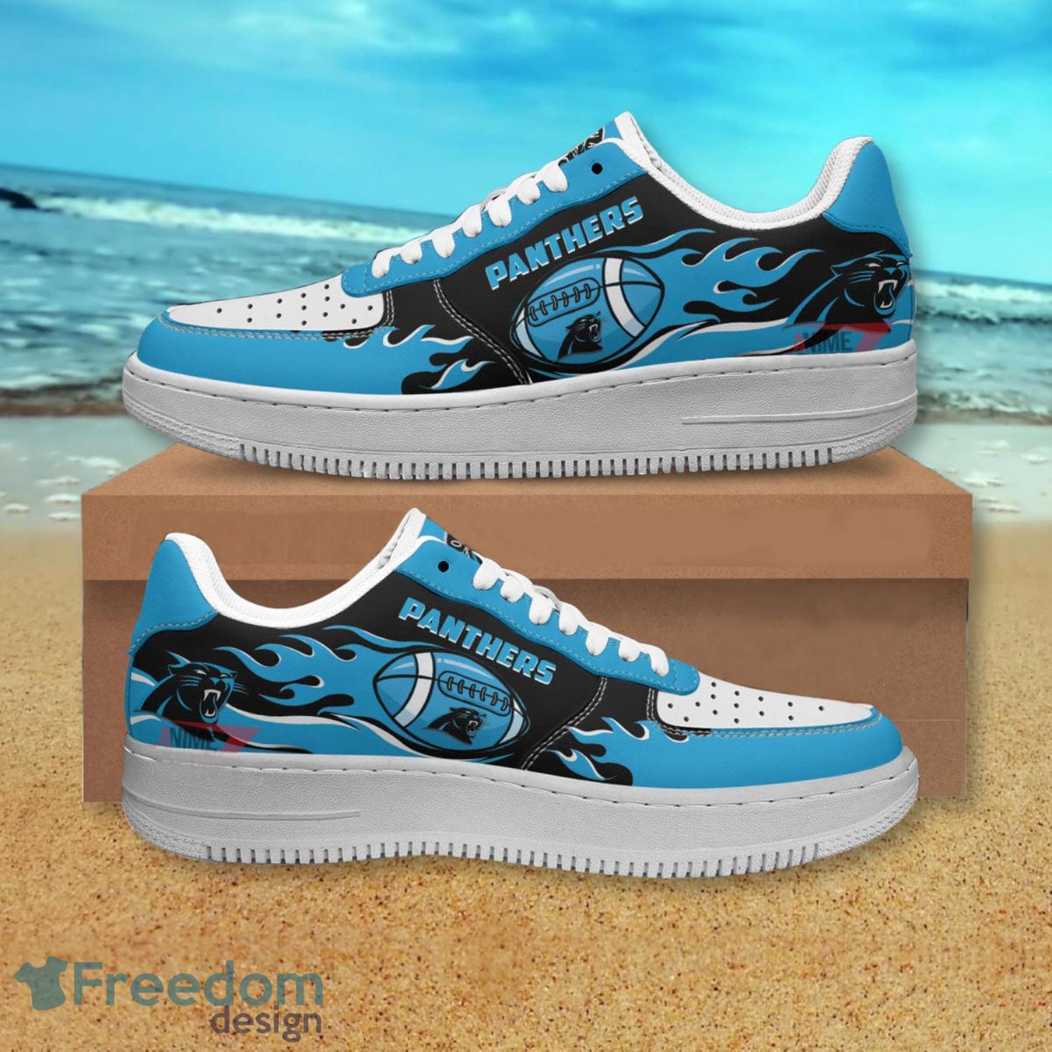 Carolina Panthers NFL Logo Air Force Shoes Gift For Fans Product Photo 1