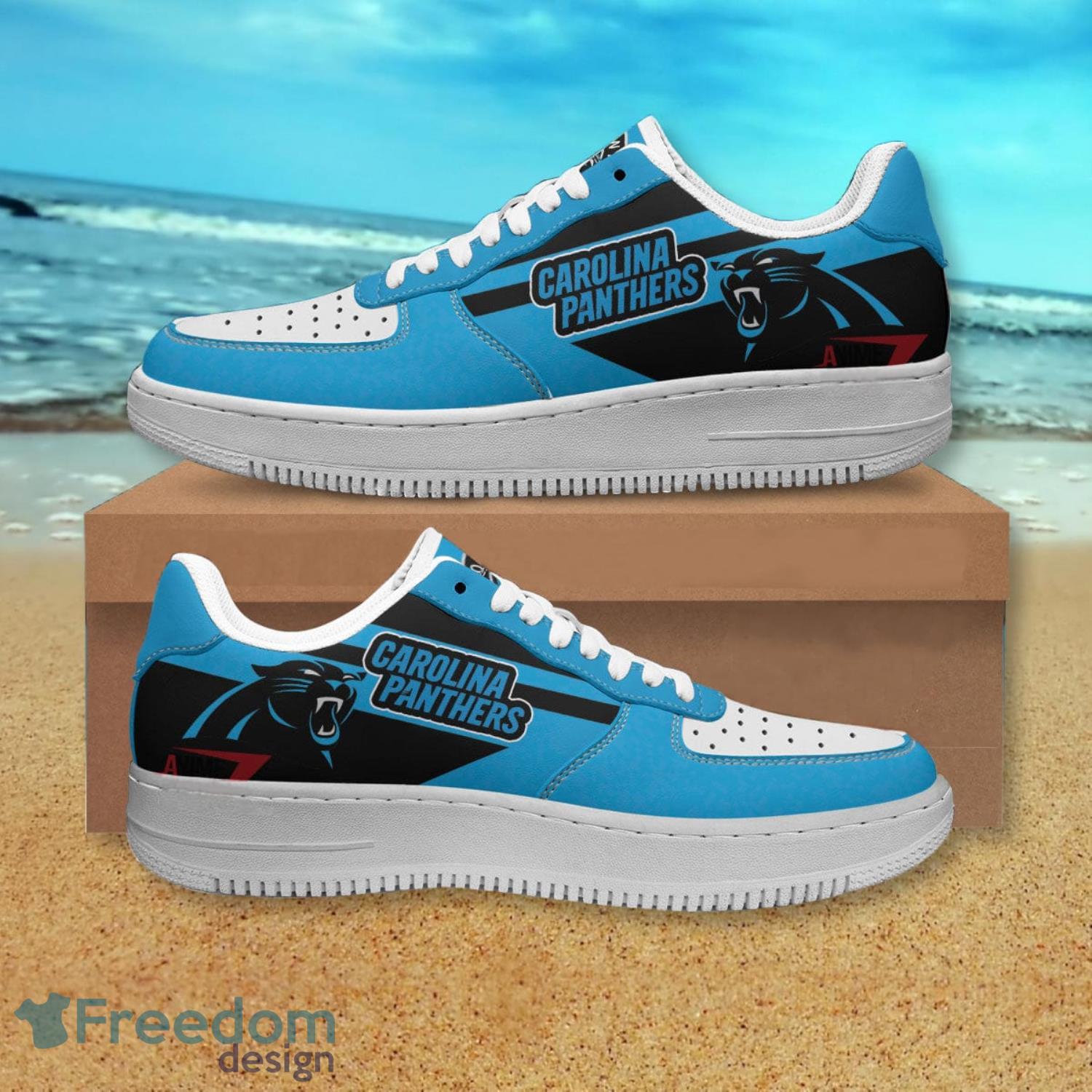 Carolina Panthers NFL Symbol Air Force Shoes Gift For Fans Product Photo 1