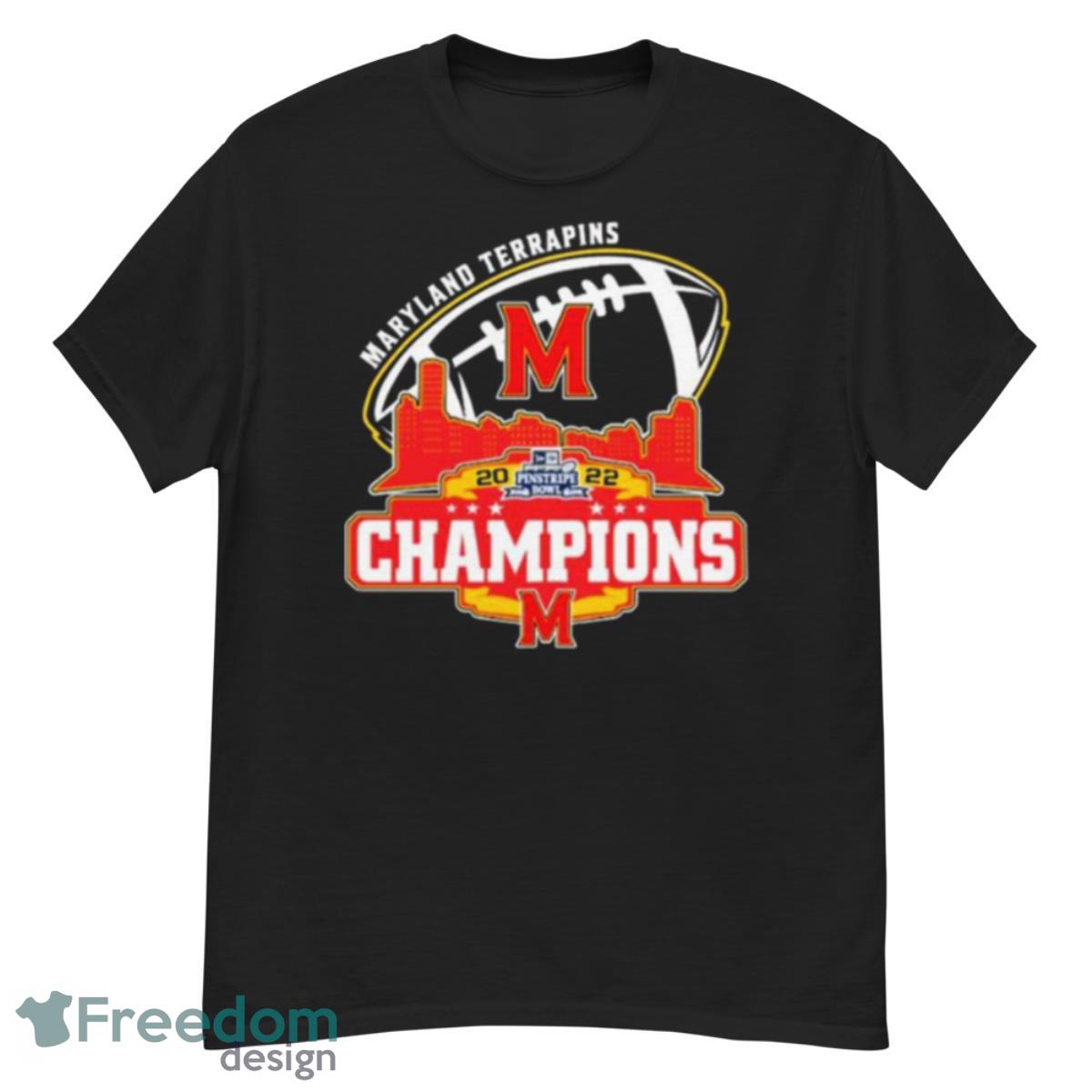 Champion Maryland Terrapins Logo Pinstripe Bowl City 2022 Shirt - G500 Men’s Classic T-Shirt