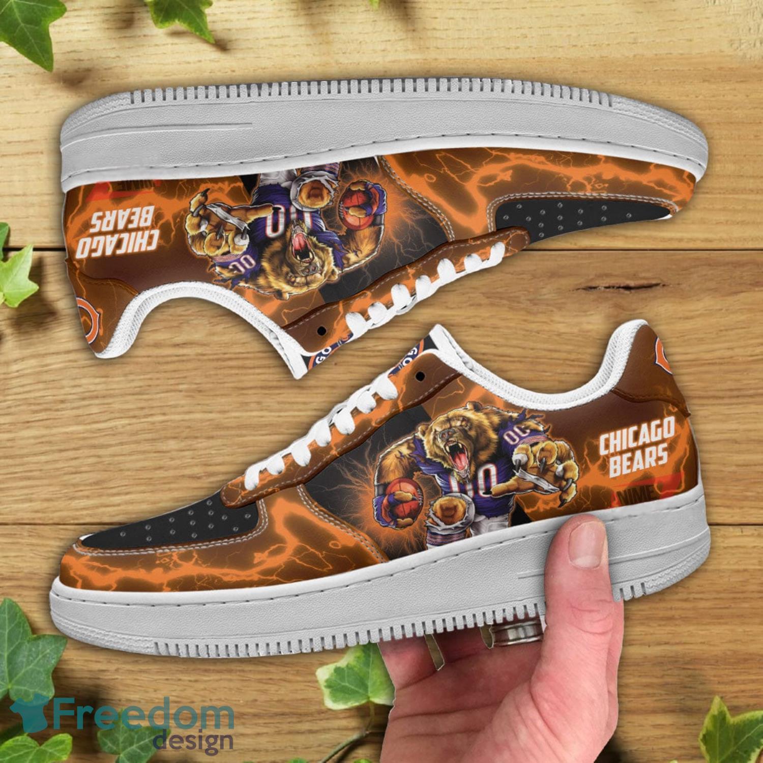 Chicago Bears NFL Air Force Shoes Gift For Fans Product Photo 2