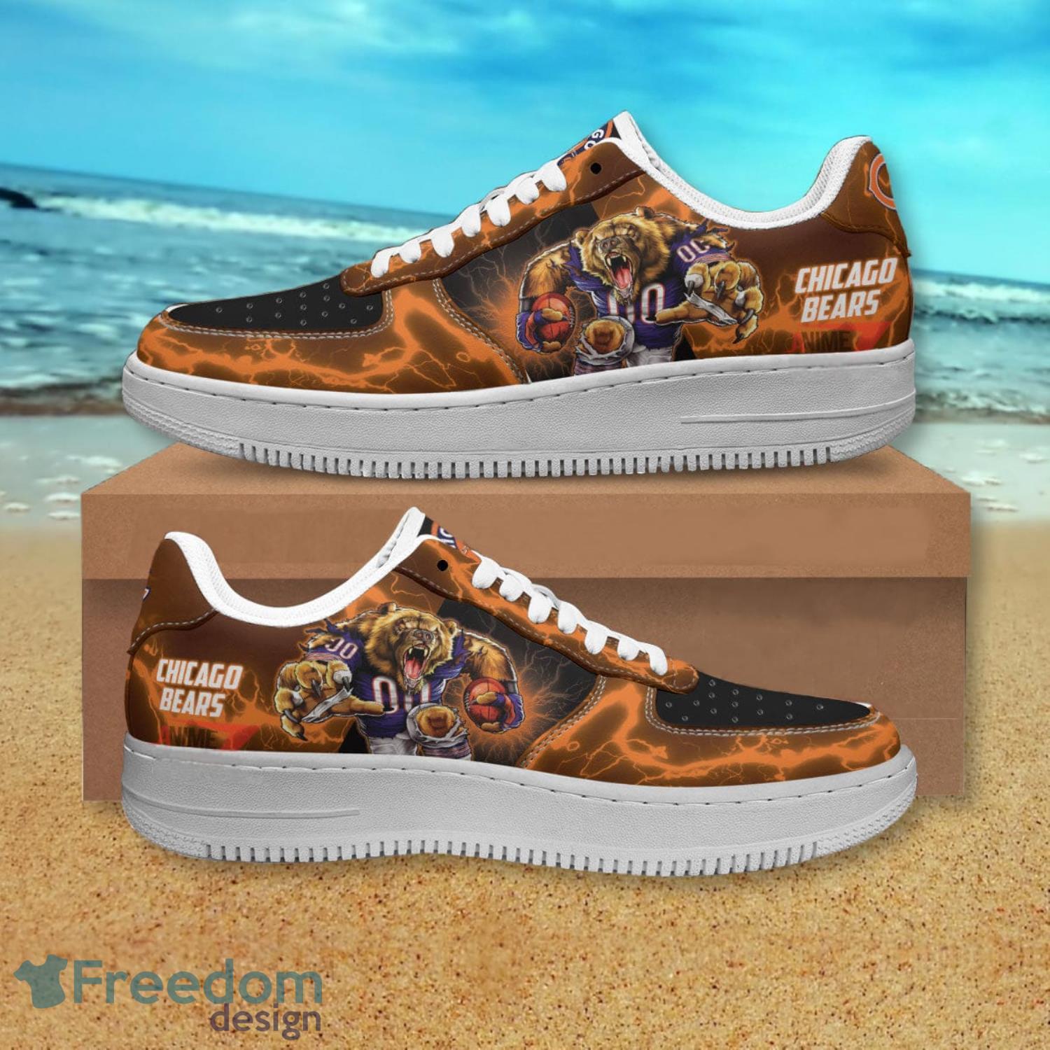 Chicago Bears NFL Air Force Shoes Gift For Fans Product Photo 1