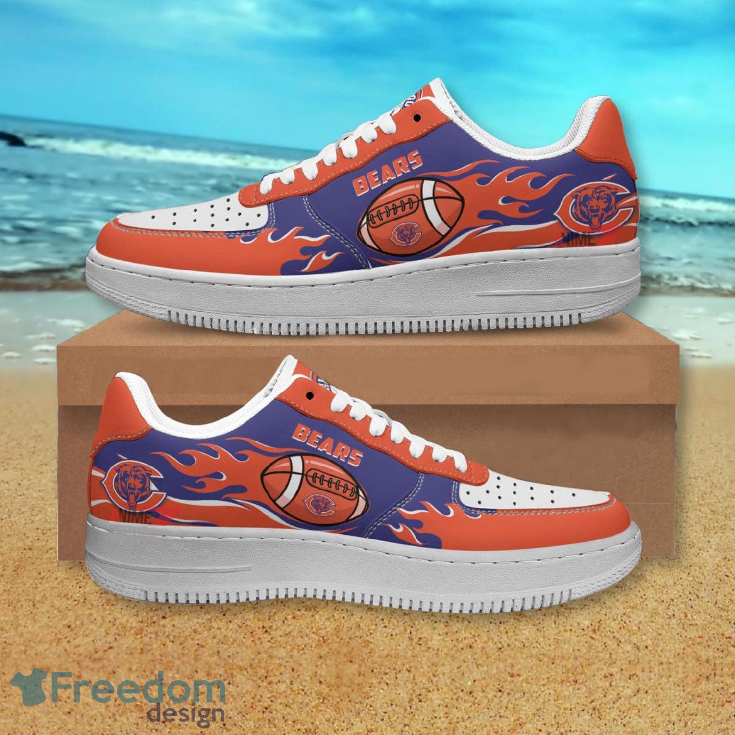 Chicago Bears NFL Logo Air Force Shoes Gift For Fans Product Photo 1