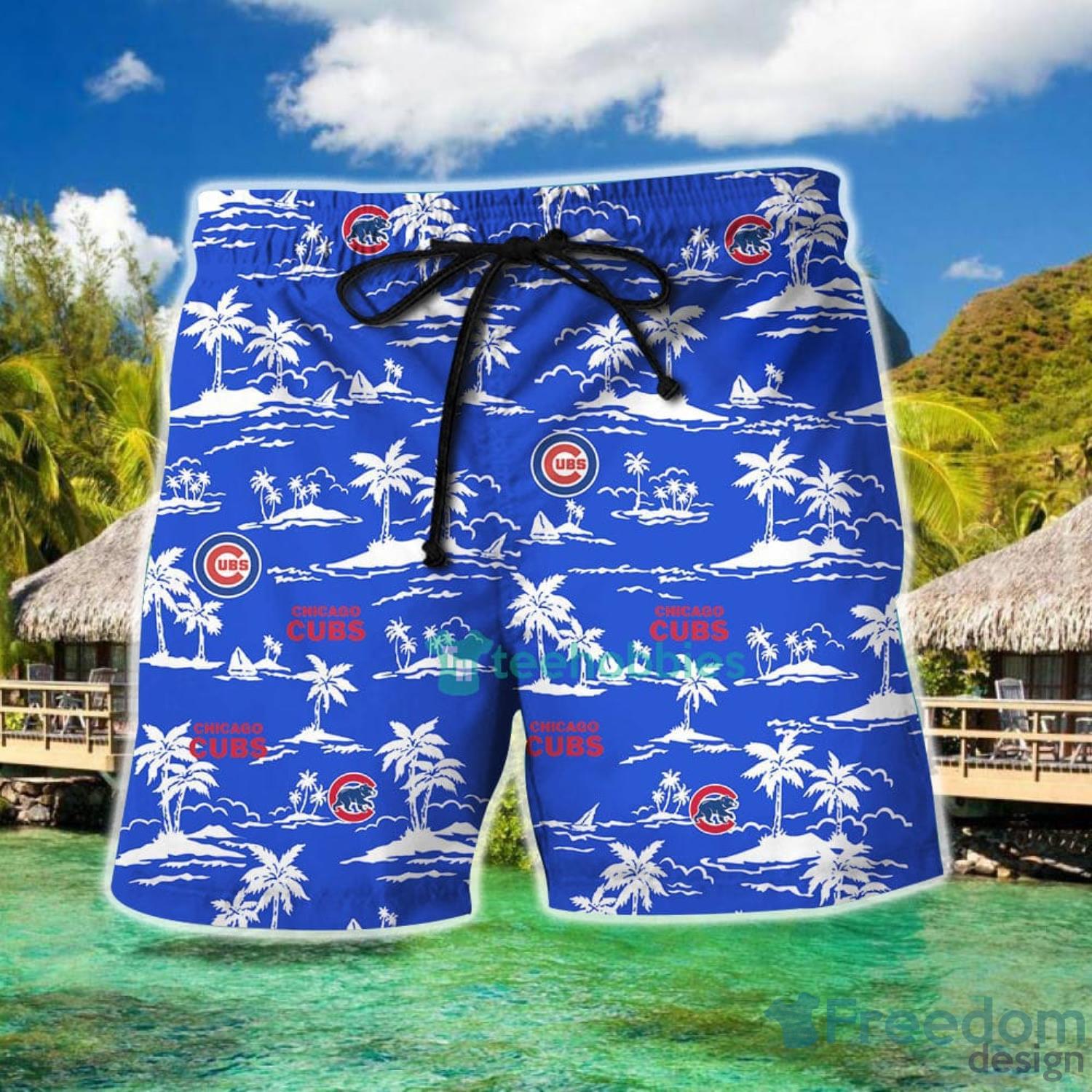 Chicago Cubs Goofy Hawaiian Shirt and Shorts