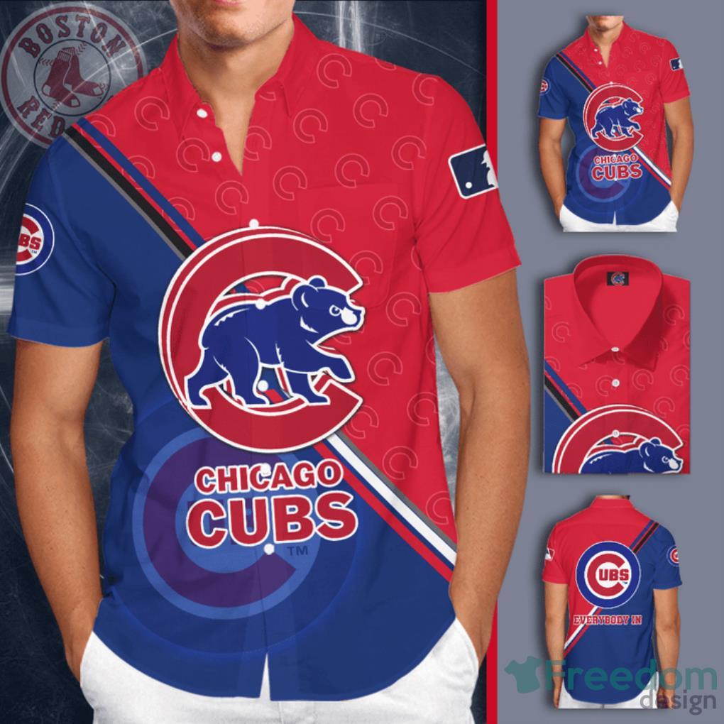 Chicago Cubs Flamingo All Over Print Summer Short Sleeve Hawaiian