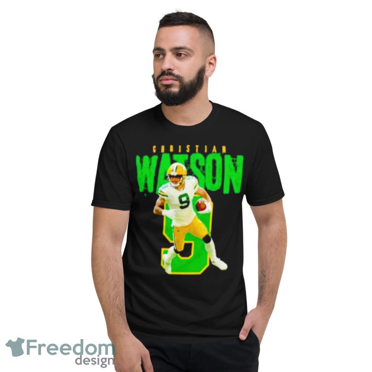 christian Watson Green Bay Packers number 9 shirt