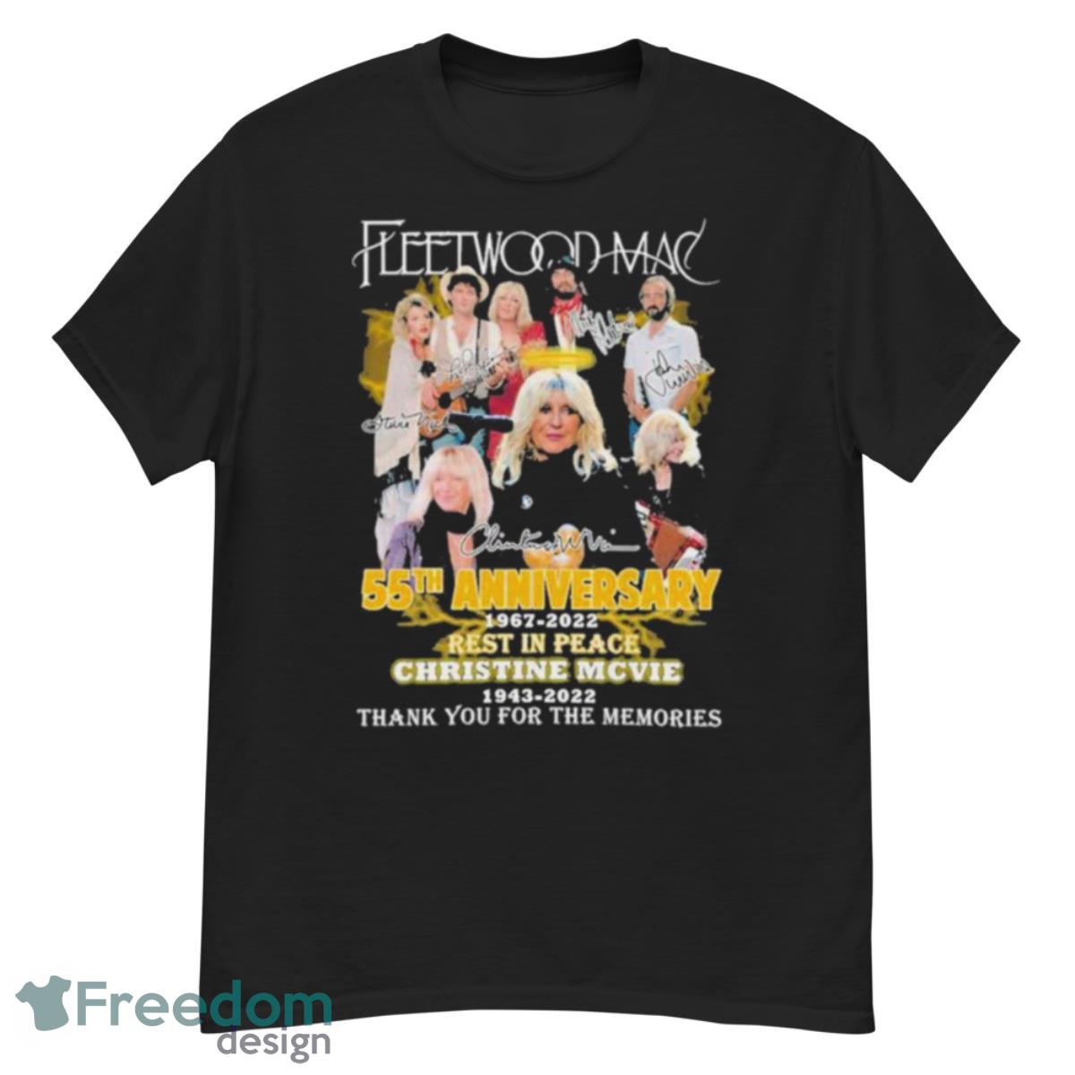 Christine Mcvie 1943 2022 Anniversary 1967 2022 Fleetwood Mac thank you for the memories signatures shirt - G500 Men’s Classic T-Shirt