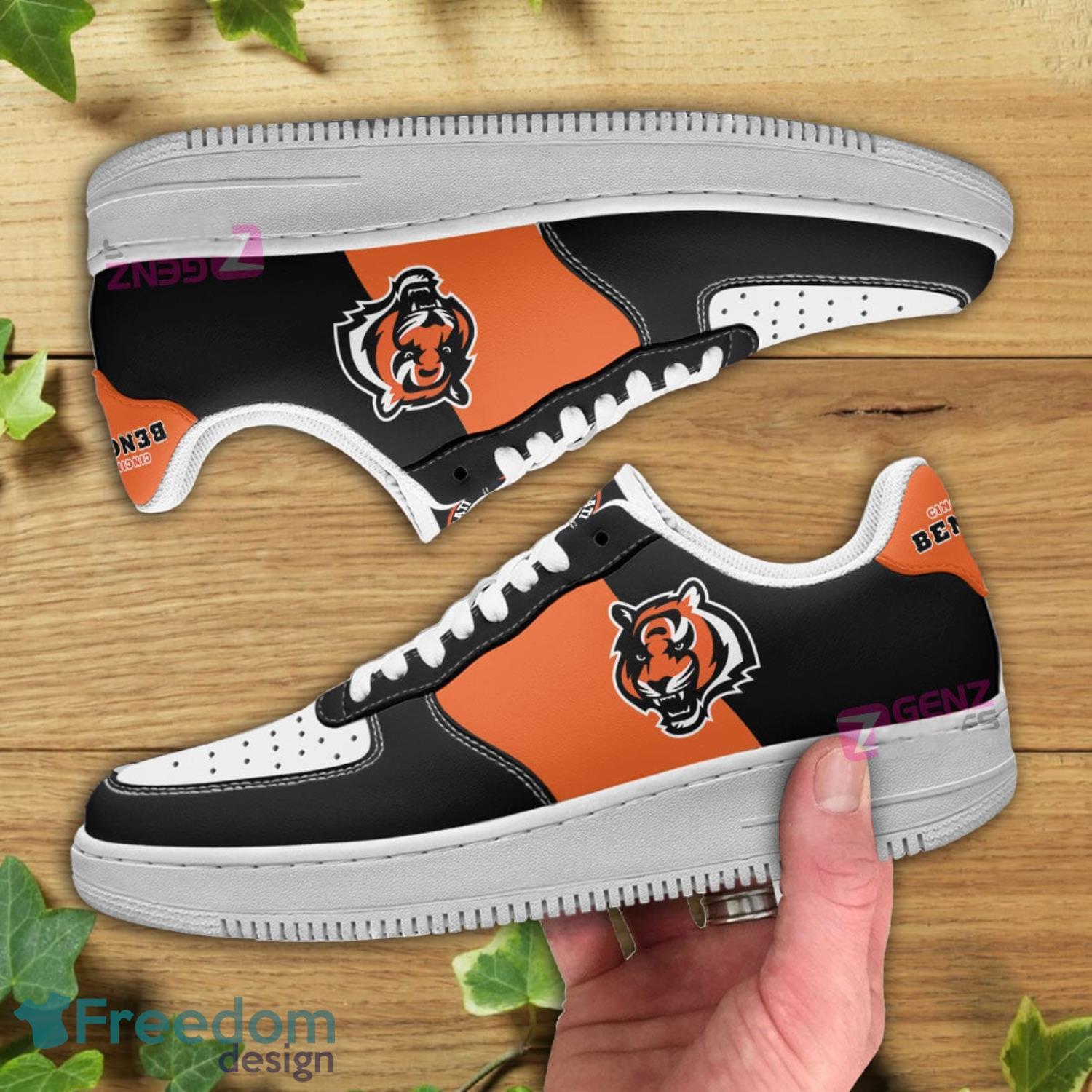 Cincinnati Bengals NFL Logo Air Force Shoes Gift For Fans Product Photo 2