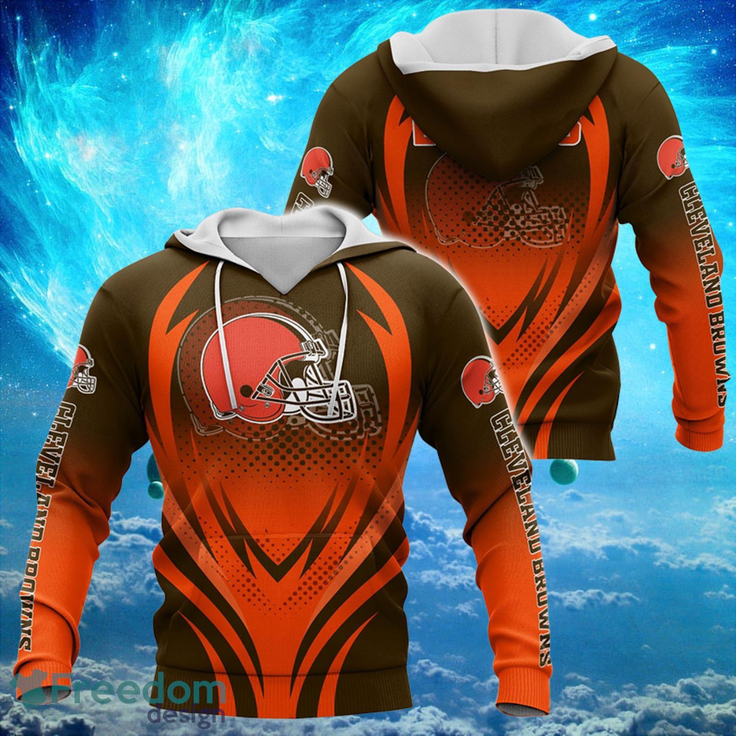 Cleveland Browns New Version All Over Print Hoodie S 5Xl in 2023