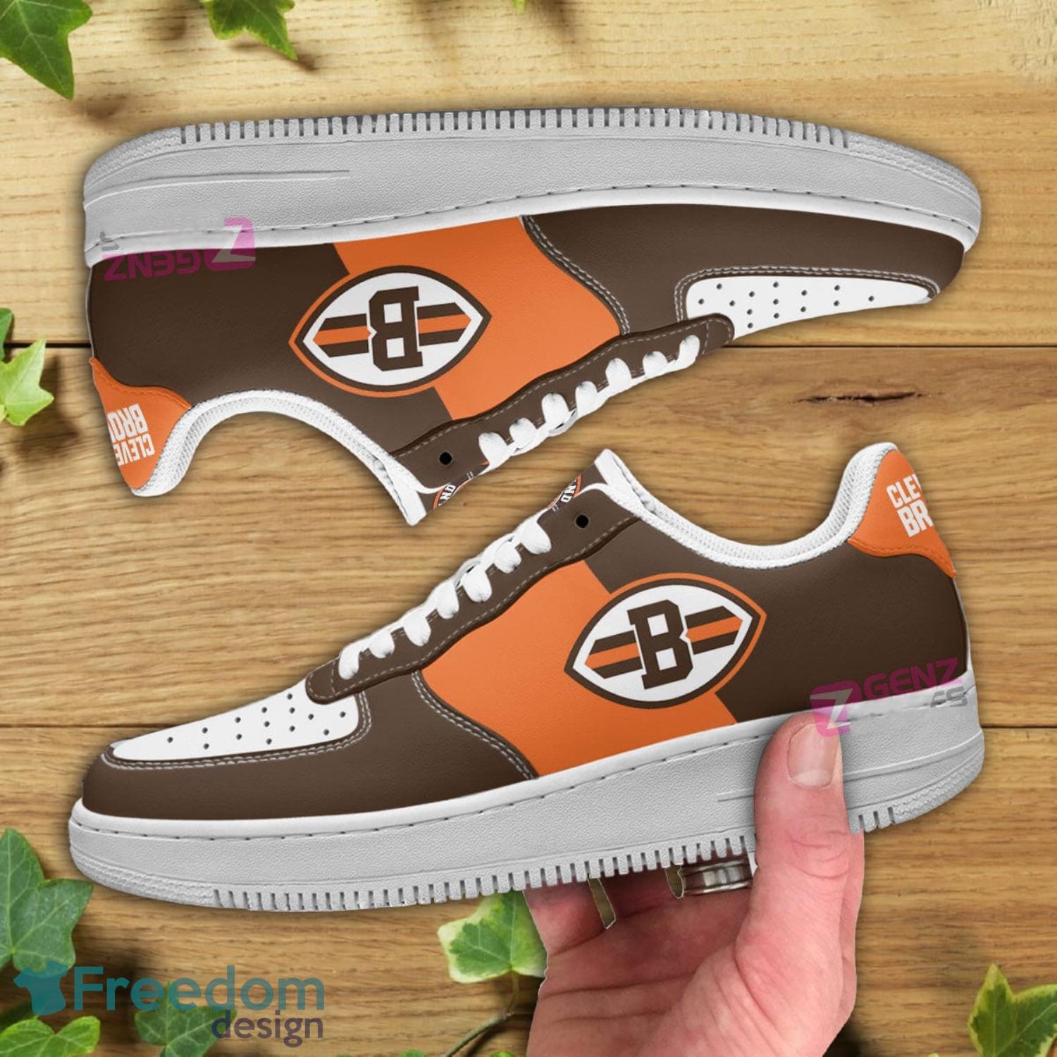 Cleveland Browns NFL Air Force Shoes Gift For Fans