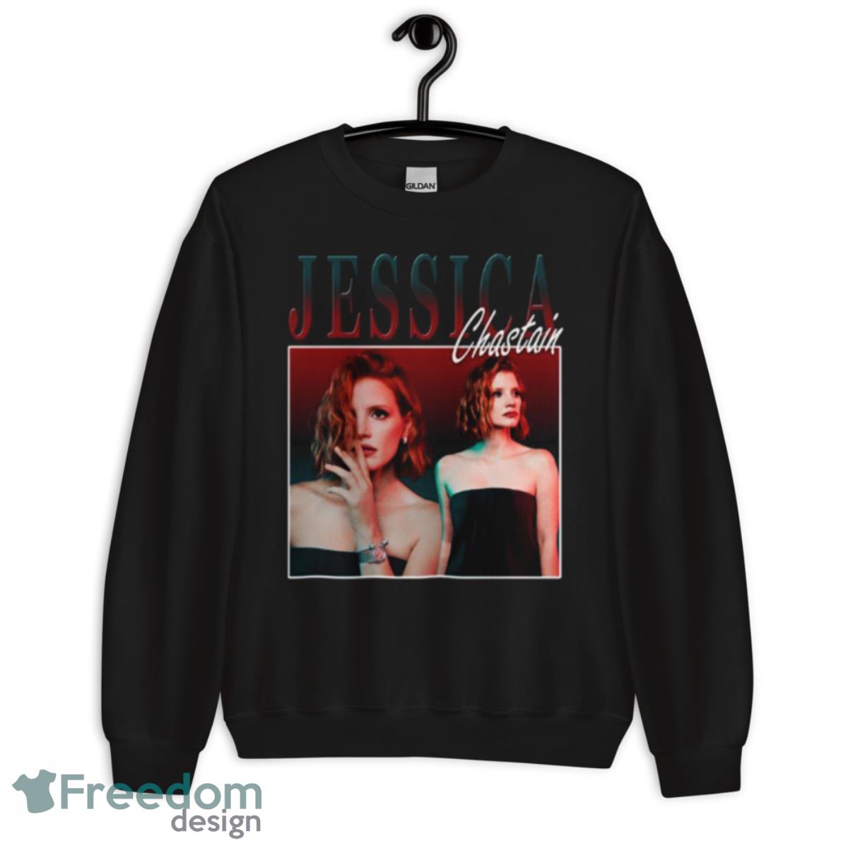 Collage Jessica Chastain Homage Actress shirt
