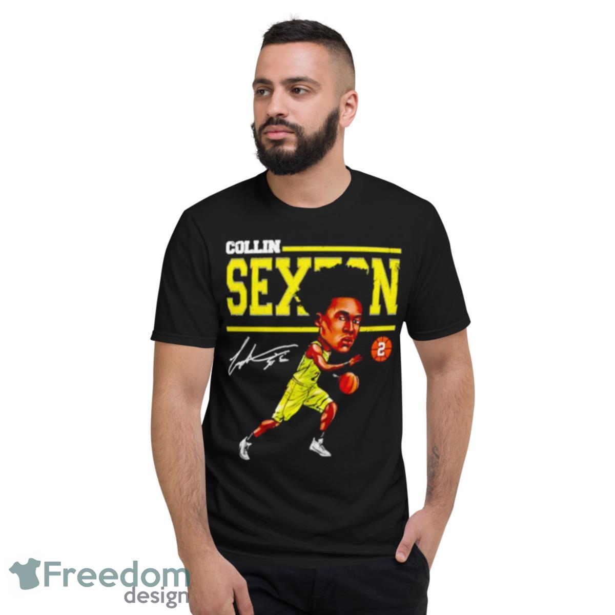 collin Sexton Utah Jazz signature cartoon shirt - Short Sleeve T-Shirt