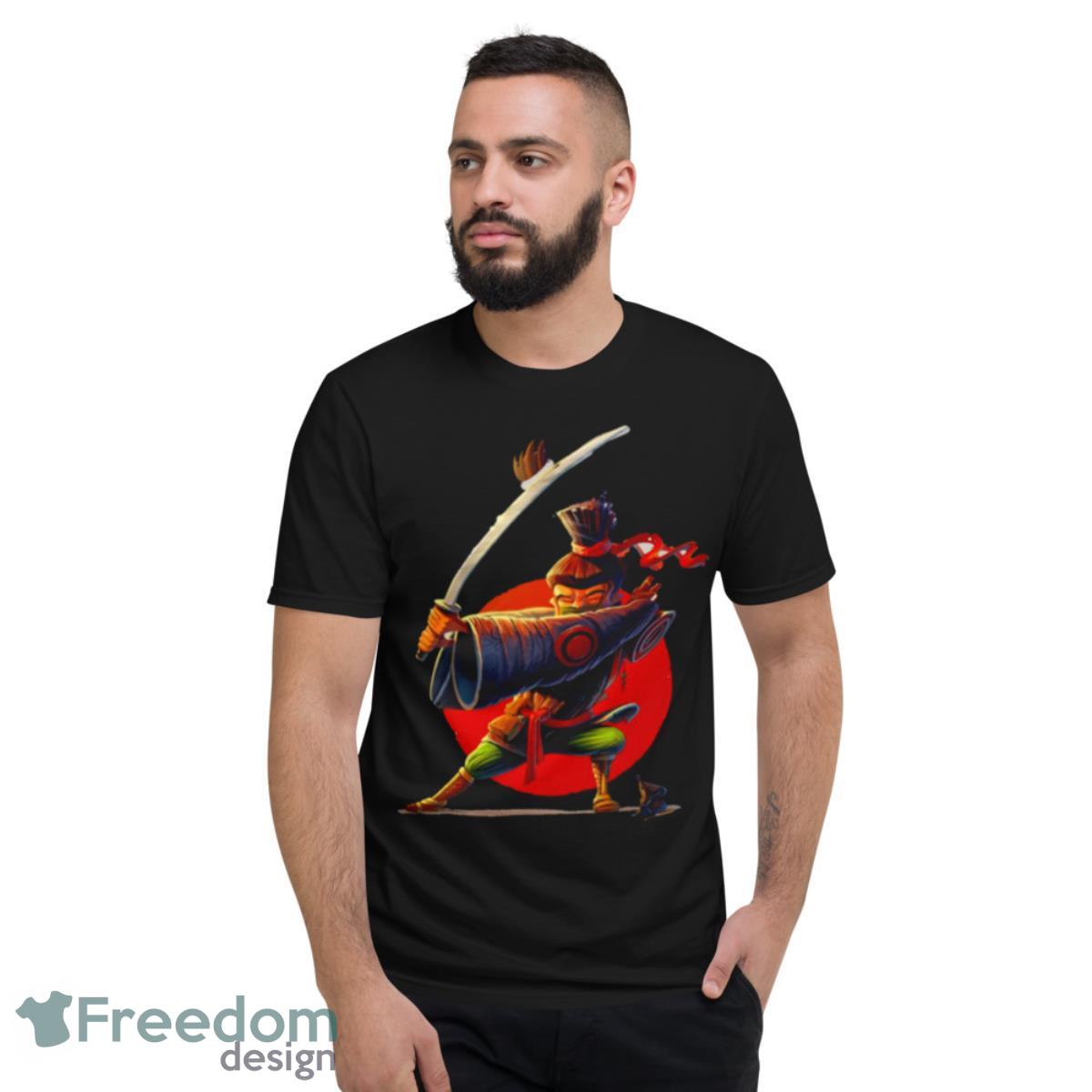 Colored Design Samurai Jack Cartoon shirt - Short Sleeve T-Shirt