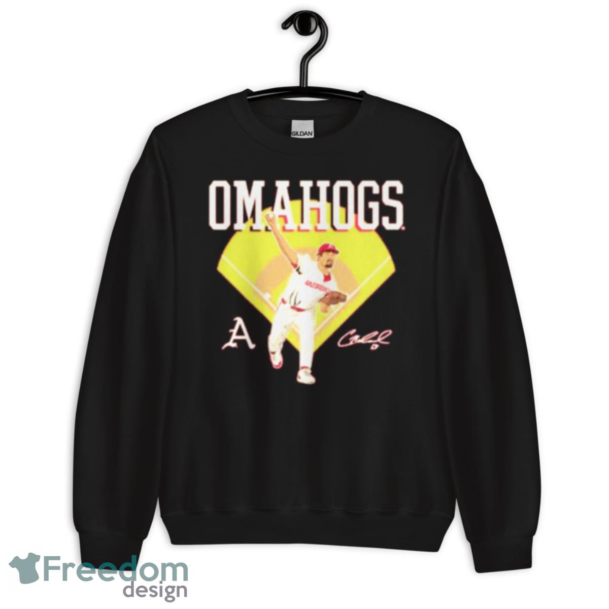 Connor Noland Omahogs around the horns shirt image Connor Noland Omahogs around the horns shirt - Unisex Crewneck Sweatshirt