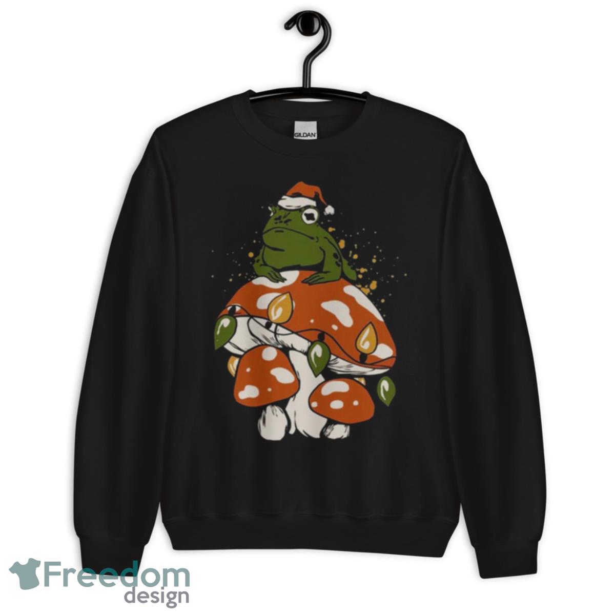 Cottagecore Christmas Holiday Mushroom shirt image Cottagecore Christmas Holiday Mushroom shirt - Unisex Crewneck Sweatshirt
