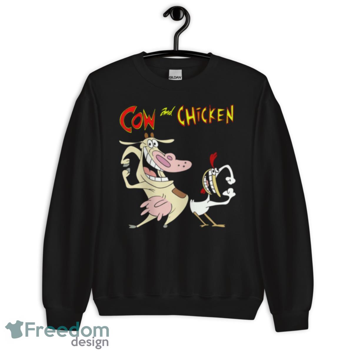 Cow And Chicken Warner Bros Cartoon shirt - Unisex Crewneck Sweatshirt Cow And Chicken Warner Bros Cartoon shirt - Unisex Crewneck Sweatshirt