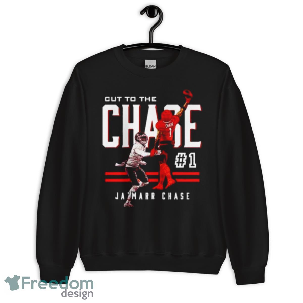 Cut to the Chase Ja'Marr Chase Cincinnati Bengals one hand catch shirt -  Freedomdesign