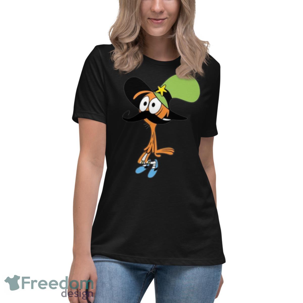 Cute Funny Happy Cartoon Wander Over Yonder shirt - Womens Relaxed Short Sleeve Jersey Tee Cute Funny Happy Cartoon Wander Over Yonder shirt - Womens Relaxed Short Sleeve Jersey Tee