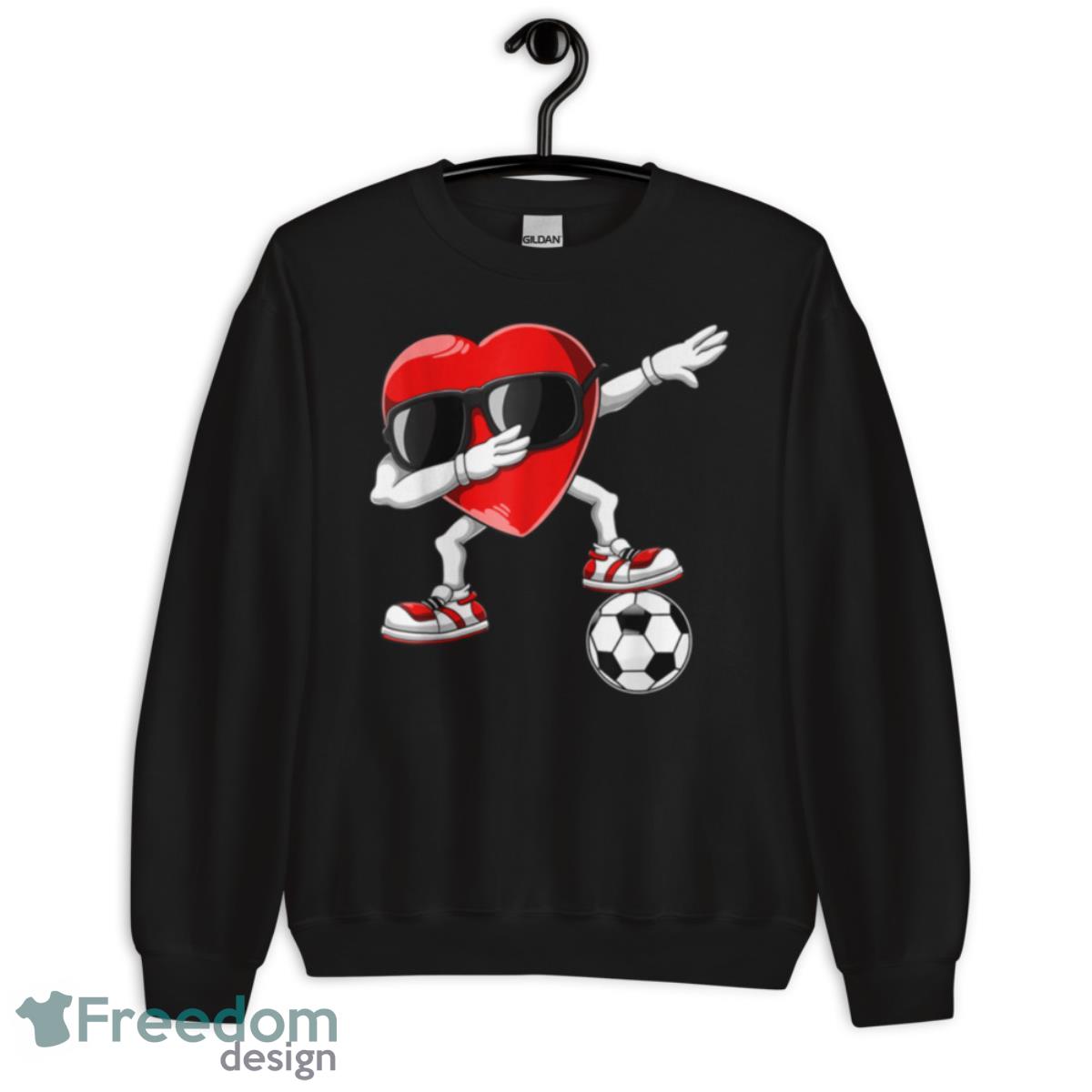 Dabbing Soccer Ball Heart Valentines Day Shirt Men Boys Kids T Shirt - Unisex Crewneck Sweatshirt Dabbing Soccer Ball Heart Valentines Day Shirt Men Boys Kids T Shirt - Unisex Crewneck Sweatshirt