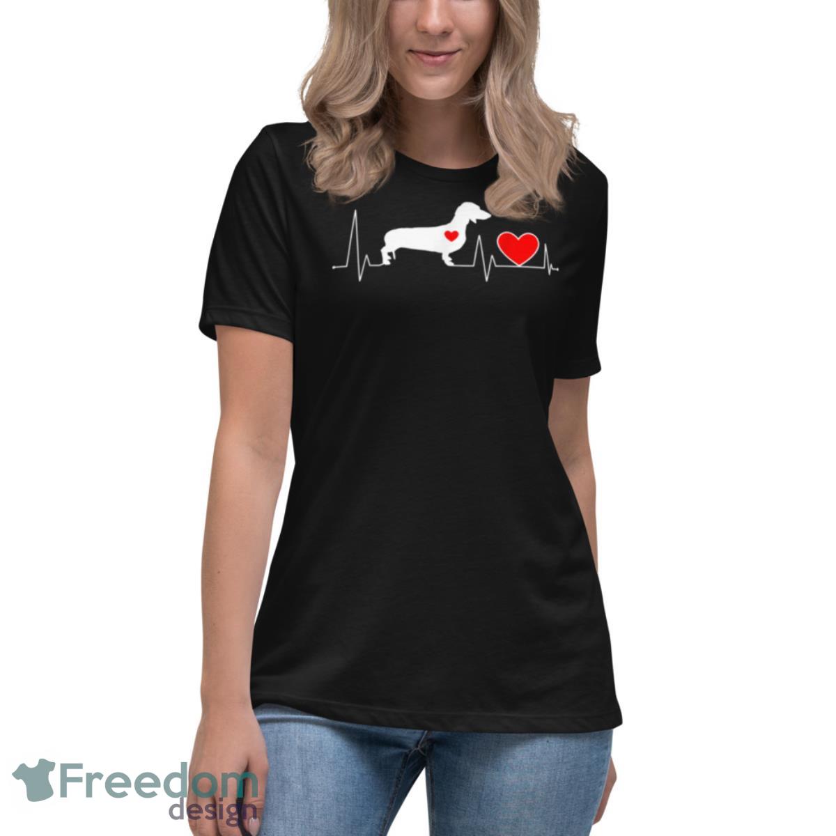 Dachshund Weenie Dog Lover Valentines Day For Women T Shirt