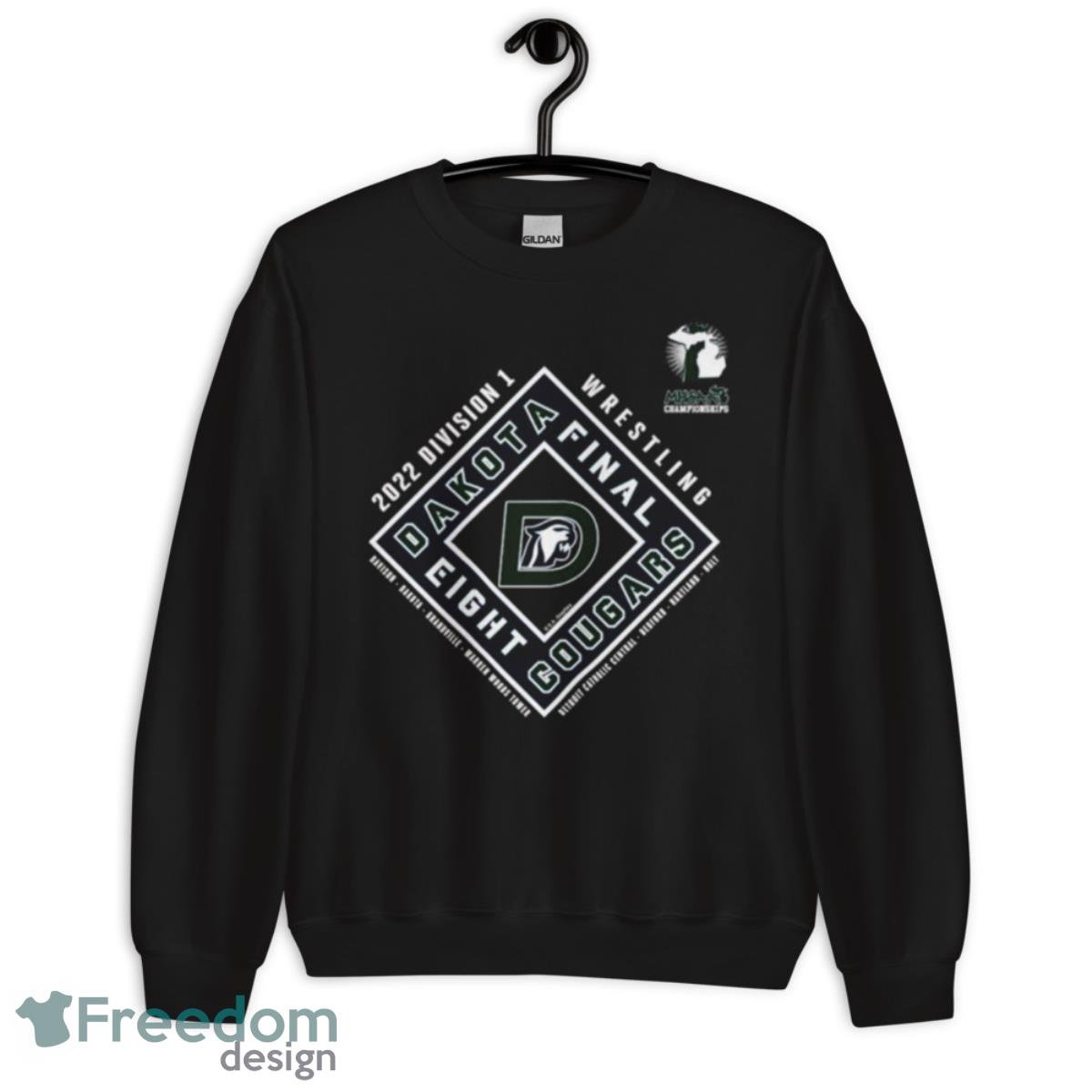 Dakota Cougars 2022 MHSAA Team Wrestling Final Eight shirt - Unisex Crewneck Sweatshirt Dakota Cougars 2022 MHSAA Team Wrestling Final Eight shirt - Unisex Crewneck Sweatshirt