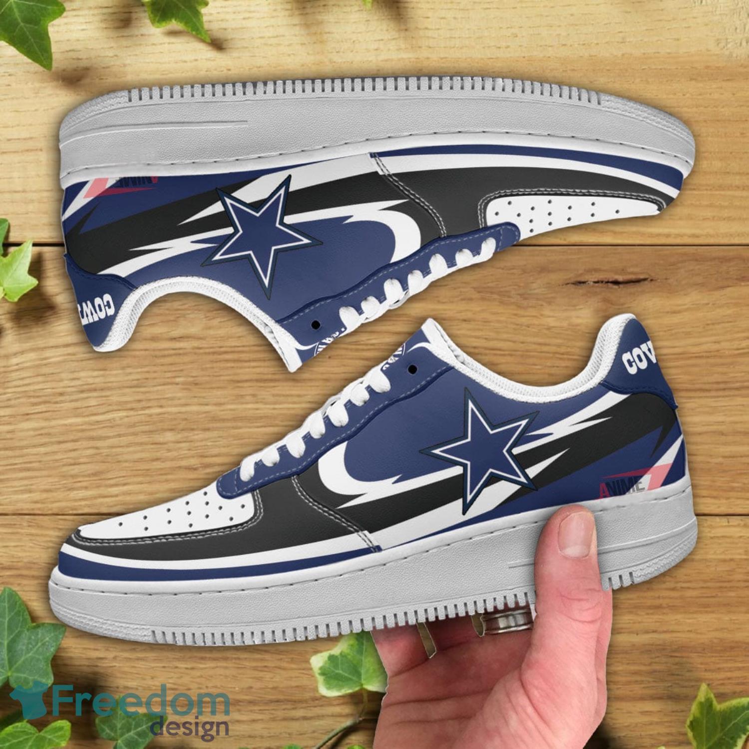 Dallas Cowboy NFL Air Force Shoes Gift For Fans Product Photo 2