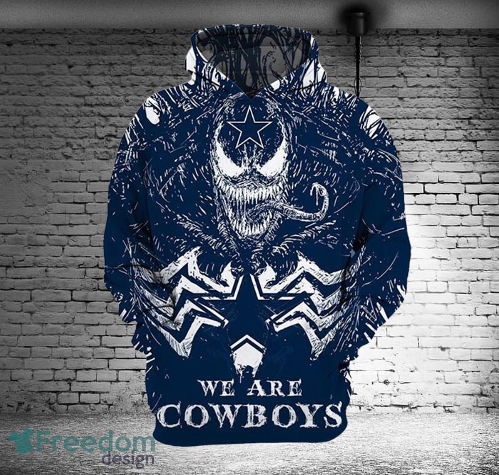 Dallas Cowboys Venom Hoodies Full Over Print - Freedomdesign