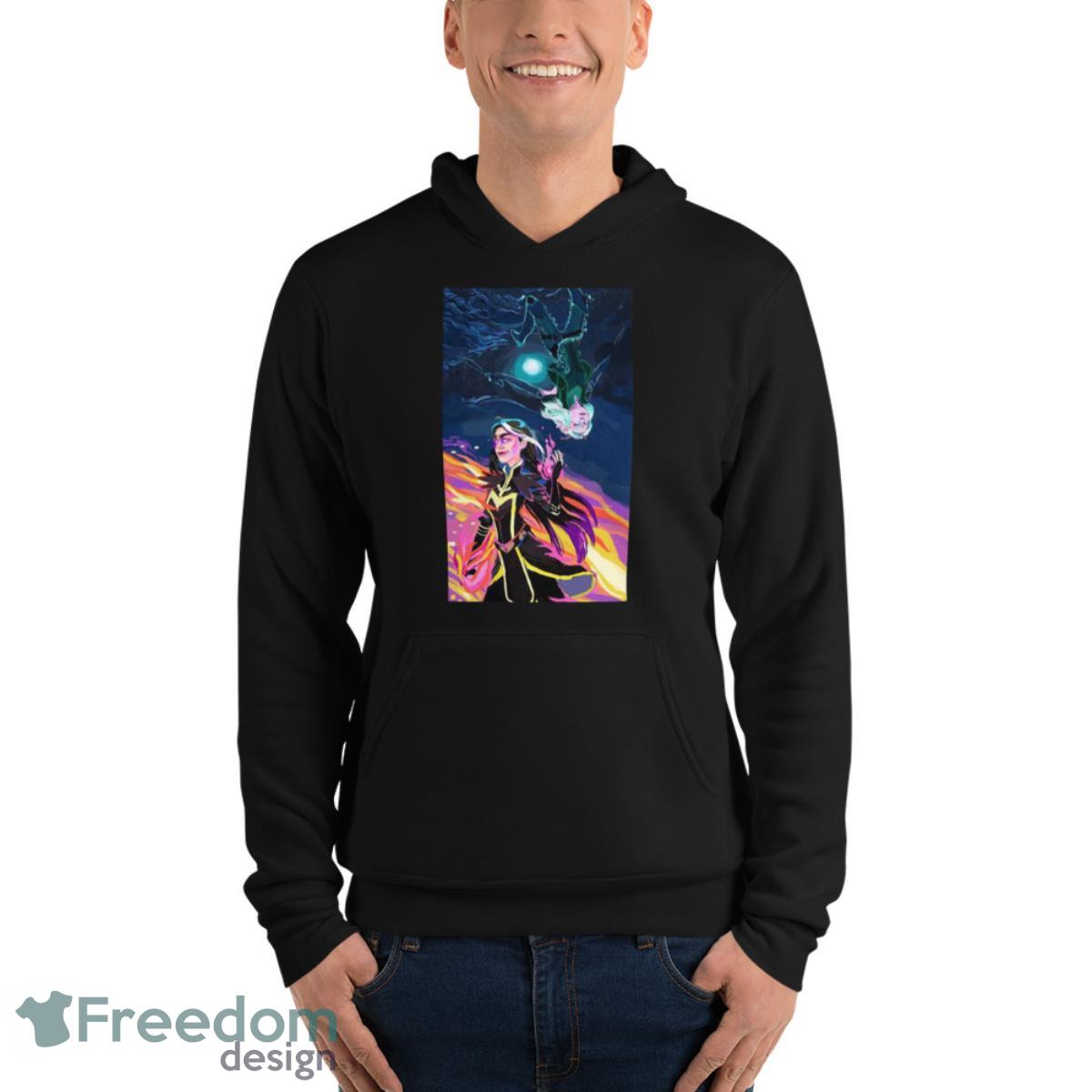 Dark Side Of The Moon Claudia The Dragon Prince shirt image Dark Side Of The Moon Claudia The Dragon Prince shirt - Unisex Fleece Pullover Hoodie