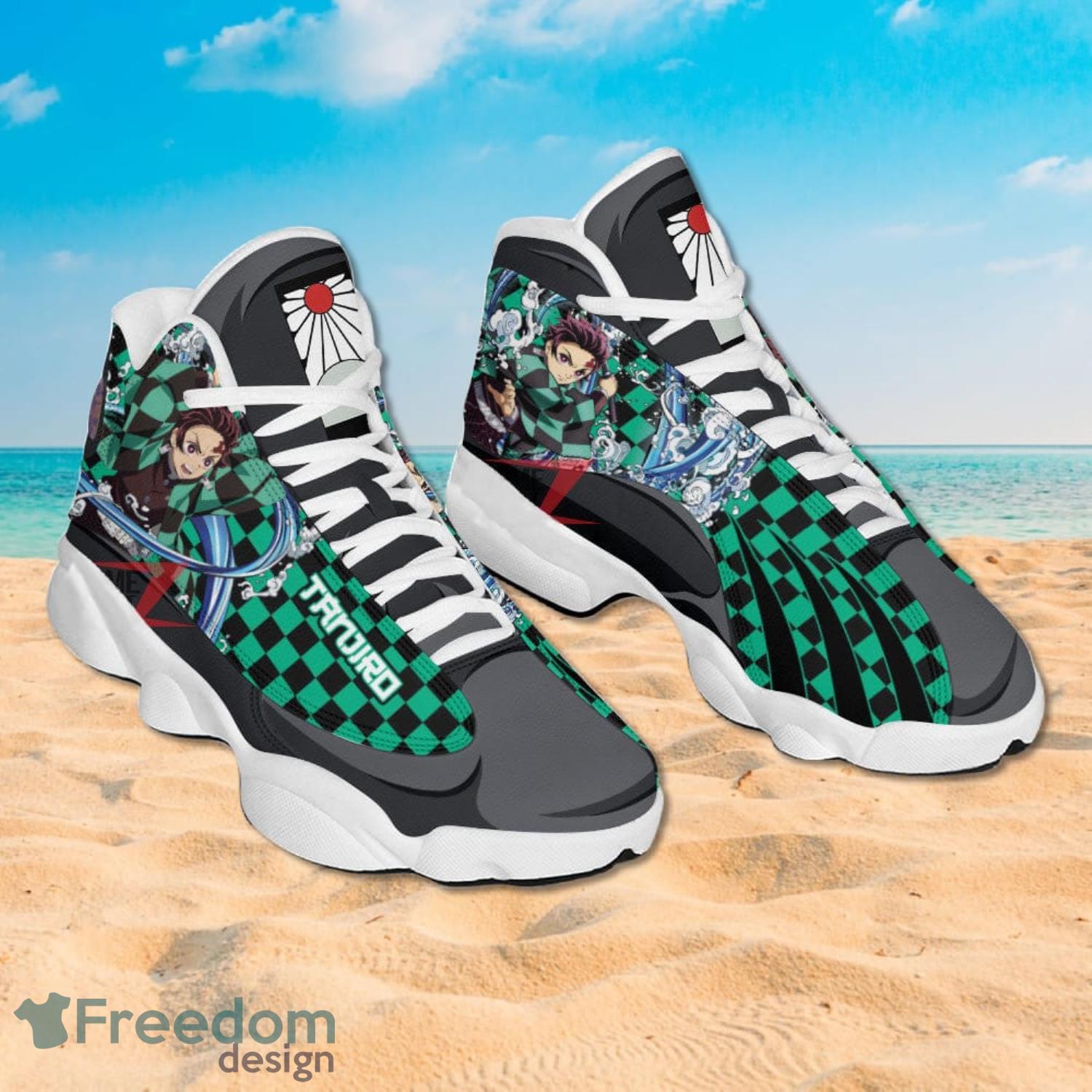 Demon Slayer Jd13 Sneakers Kamando Tanjiro Anime Shoes Gift For Fans Product Photo 2