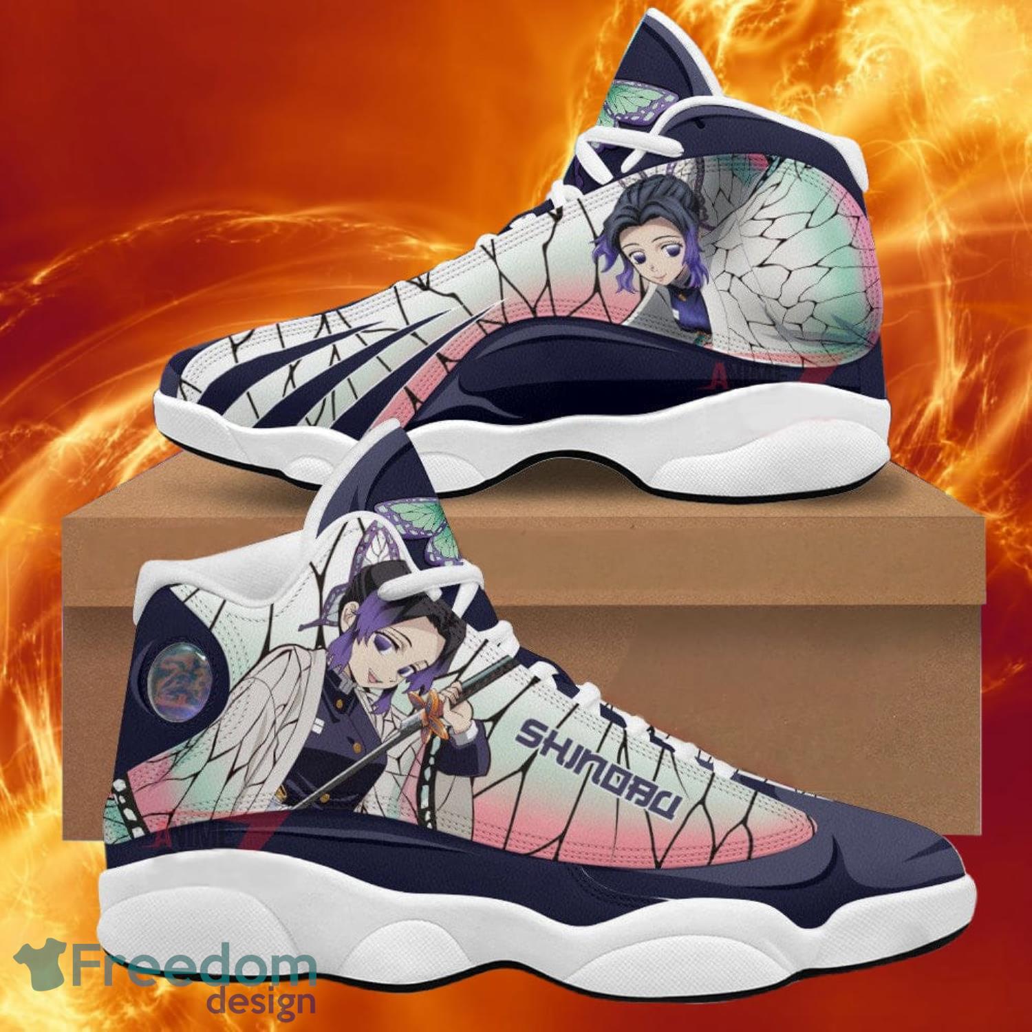 Demon Slayer Jd13 Sneakers Kochou Shinobu Anime Shoes Gift For Fans Product Photo 1