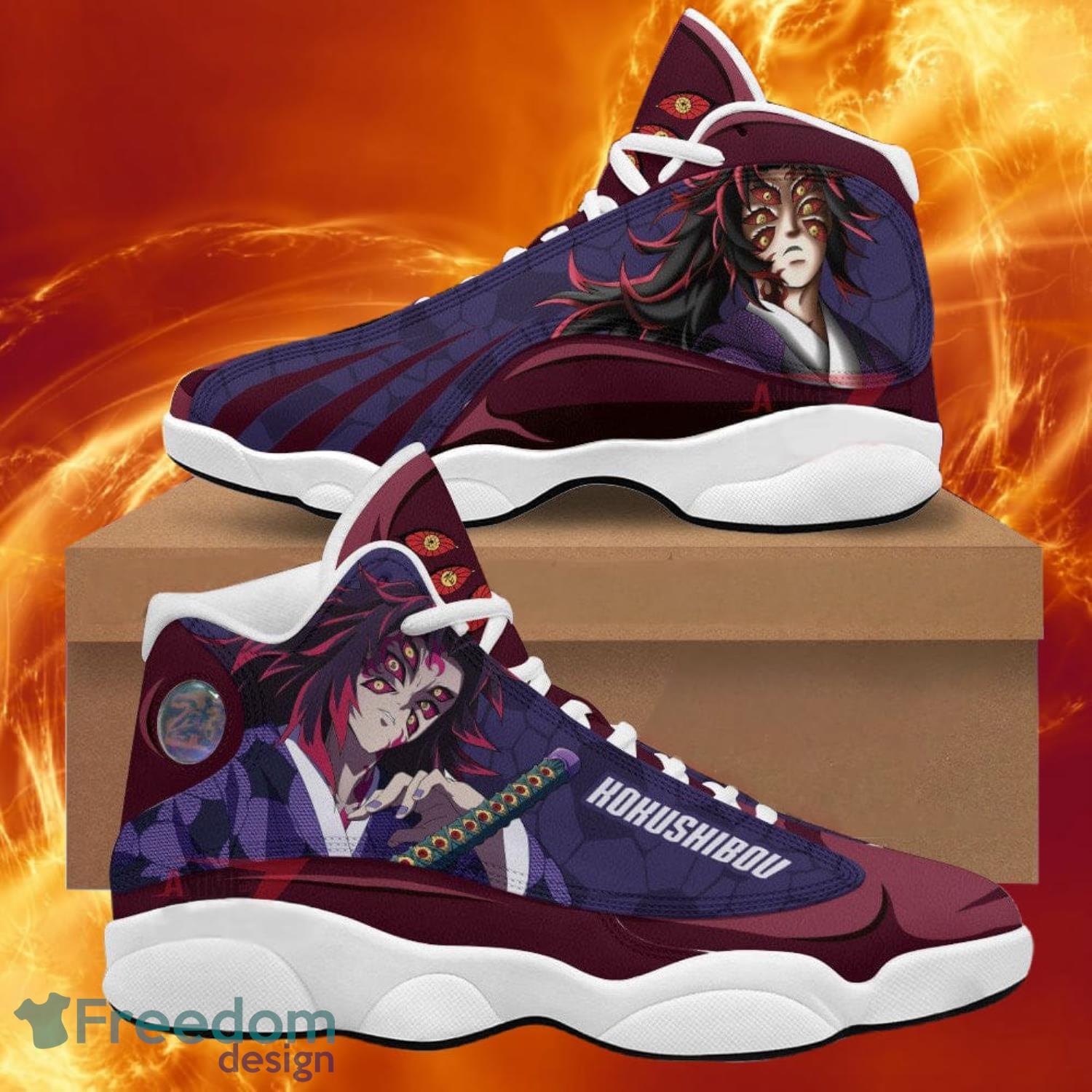 Demon Slayer Jd13 Sneakers Kokushibou Anime Shoes Gift For Fans Product Photo 1