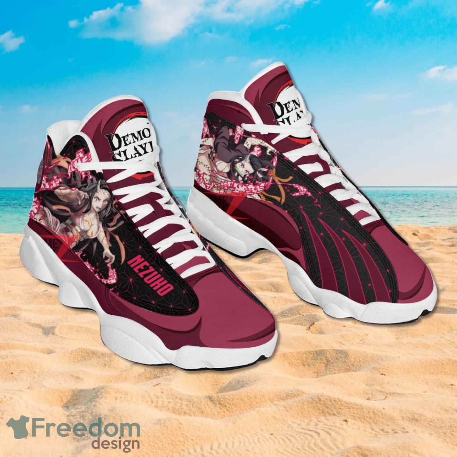 Demon Slayer Jd13 Sneakers Nezuko Anime Shoes Gift For Fans Product Photo 2