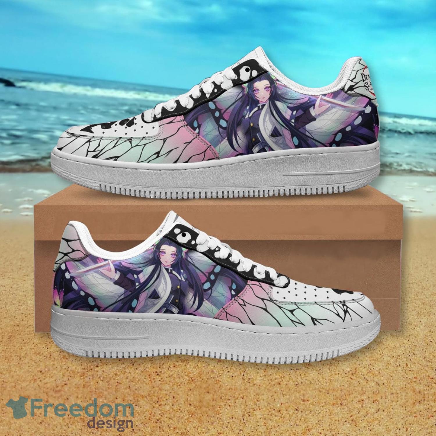 Demon Slayer Kanae Kocho Air Force Shoes Gift For Anime's Fans Product Photo 1